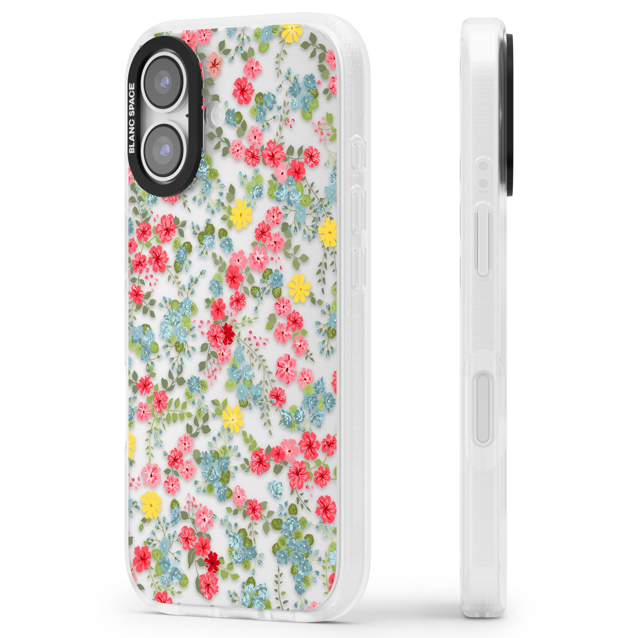 Sanremo Meadow iPhone 17 Impact Air Clear Phone Case Side Profile