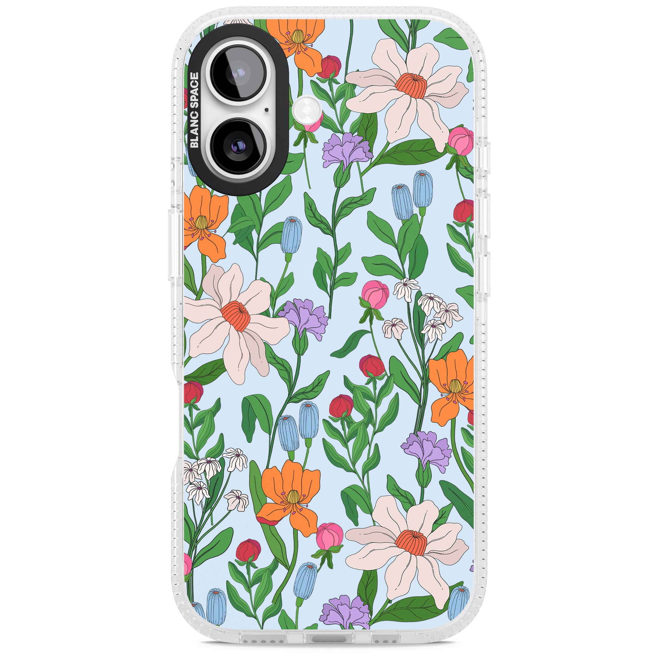 Full Bloom Background iPhone 17 Impact Air Clear Phone Case