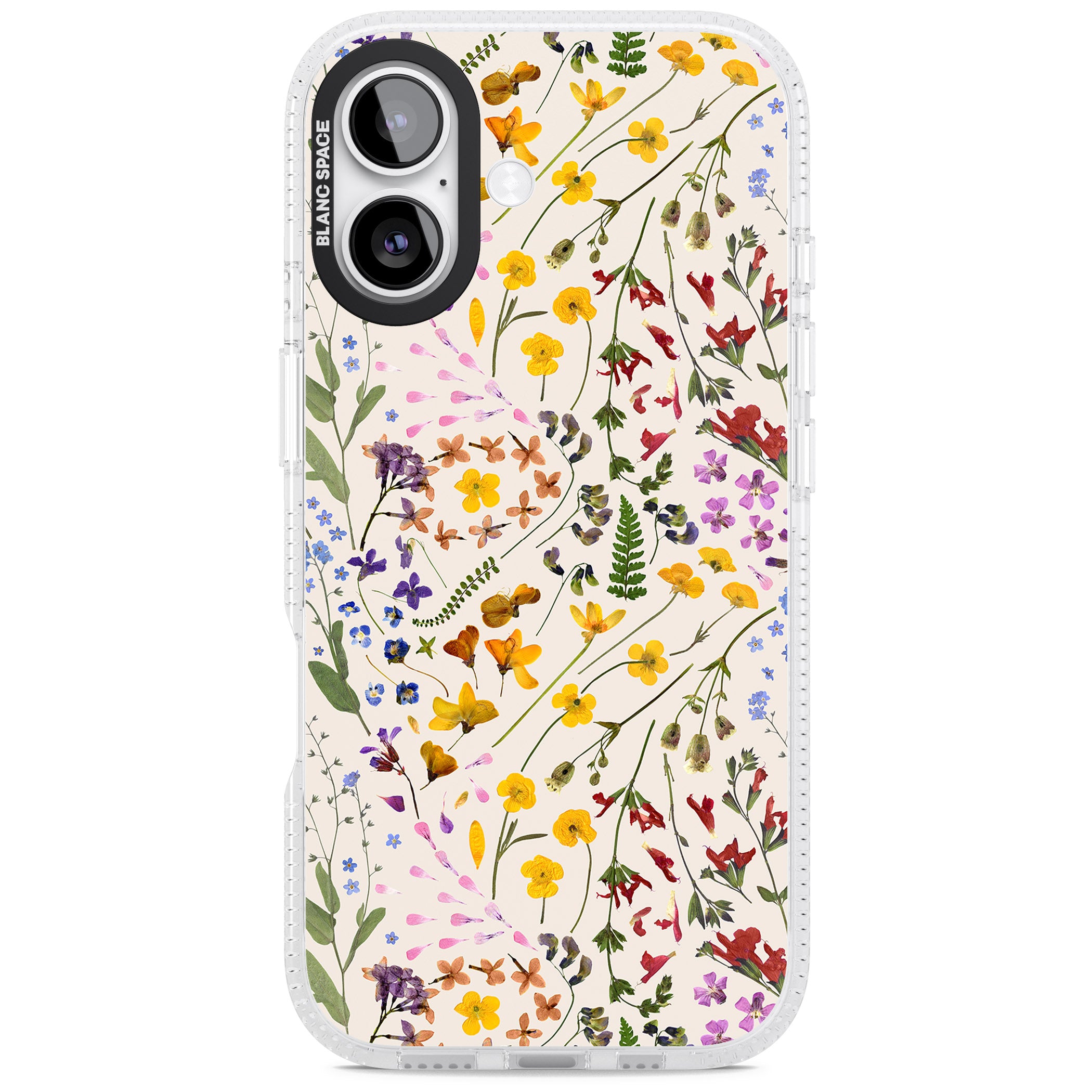 Wildflower Bouquet Cream iPhone 17 Impact Air Clear Phone Case