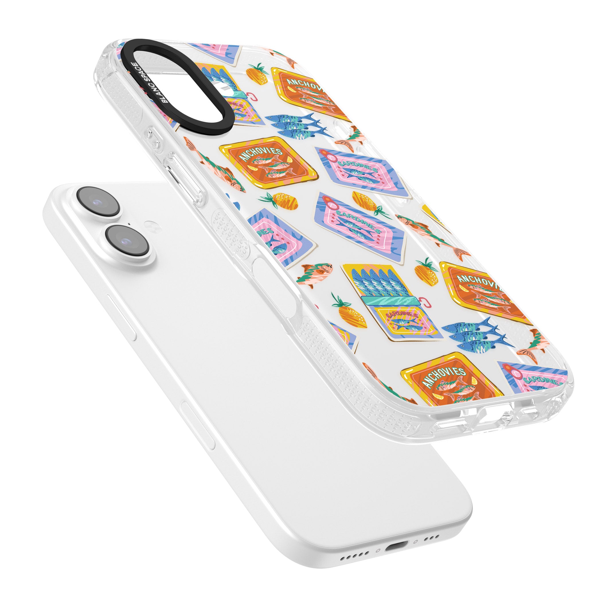 Sardines & Anchovies iPhone 17 Impact Air Clear Phone Case Colours