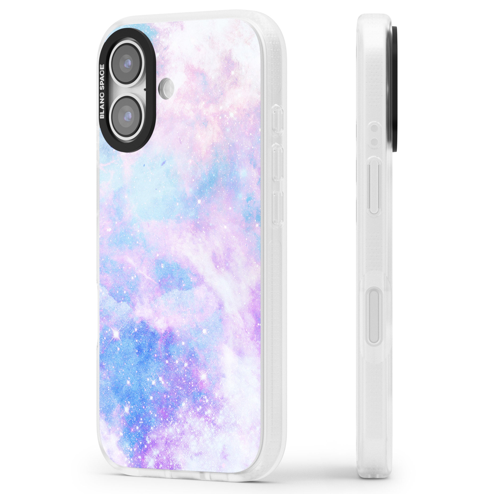 Galaxy Dream iPhone 17 Impact Air Clear Phone Case Side Profile