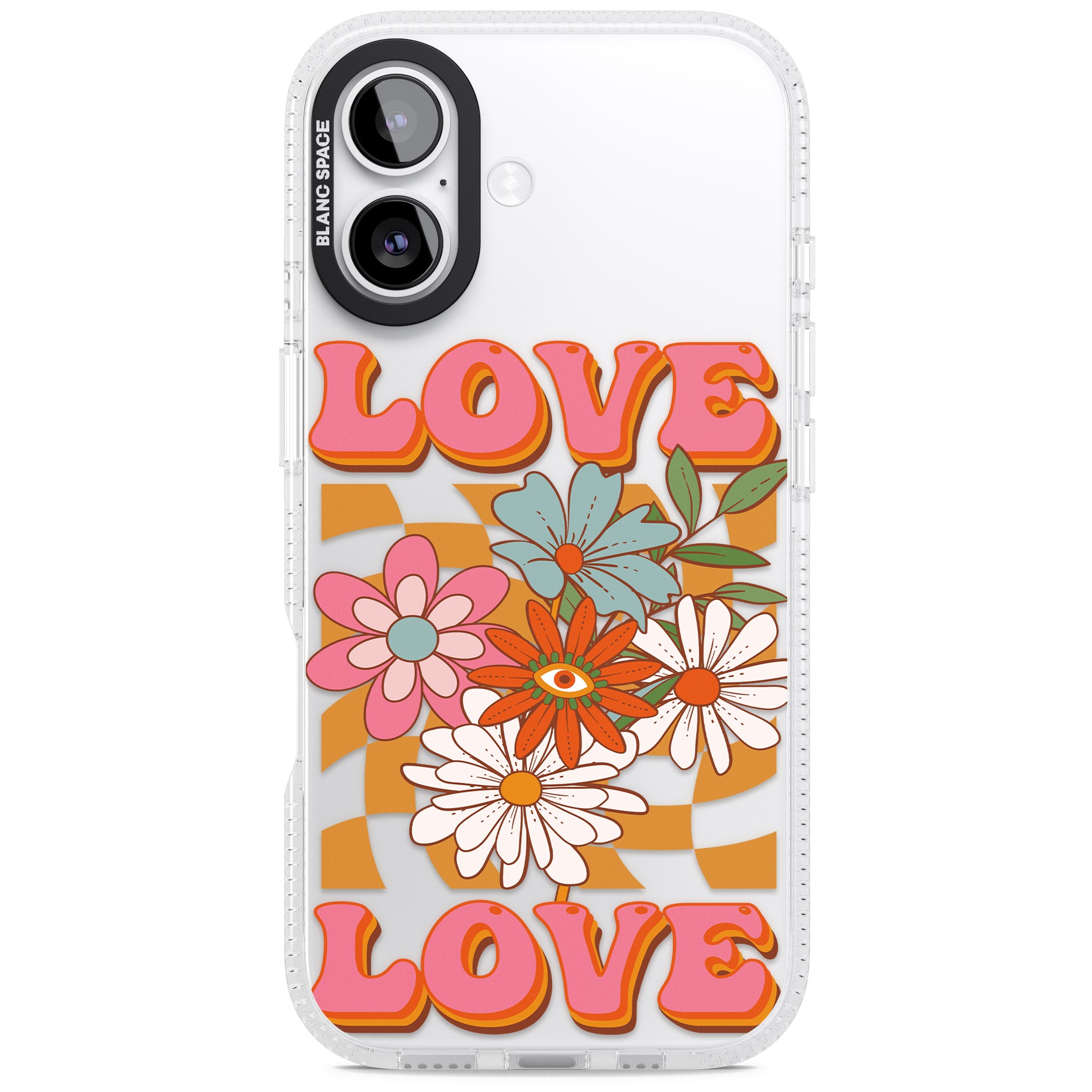 Love Bloom iPhone 17 Impact Air Clear Phone Case