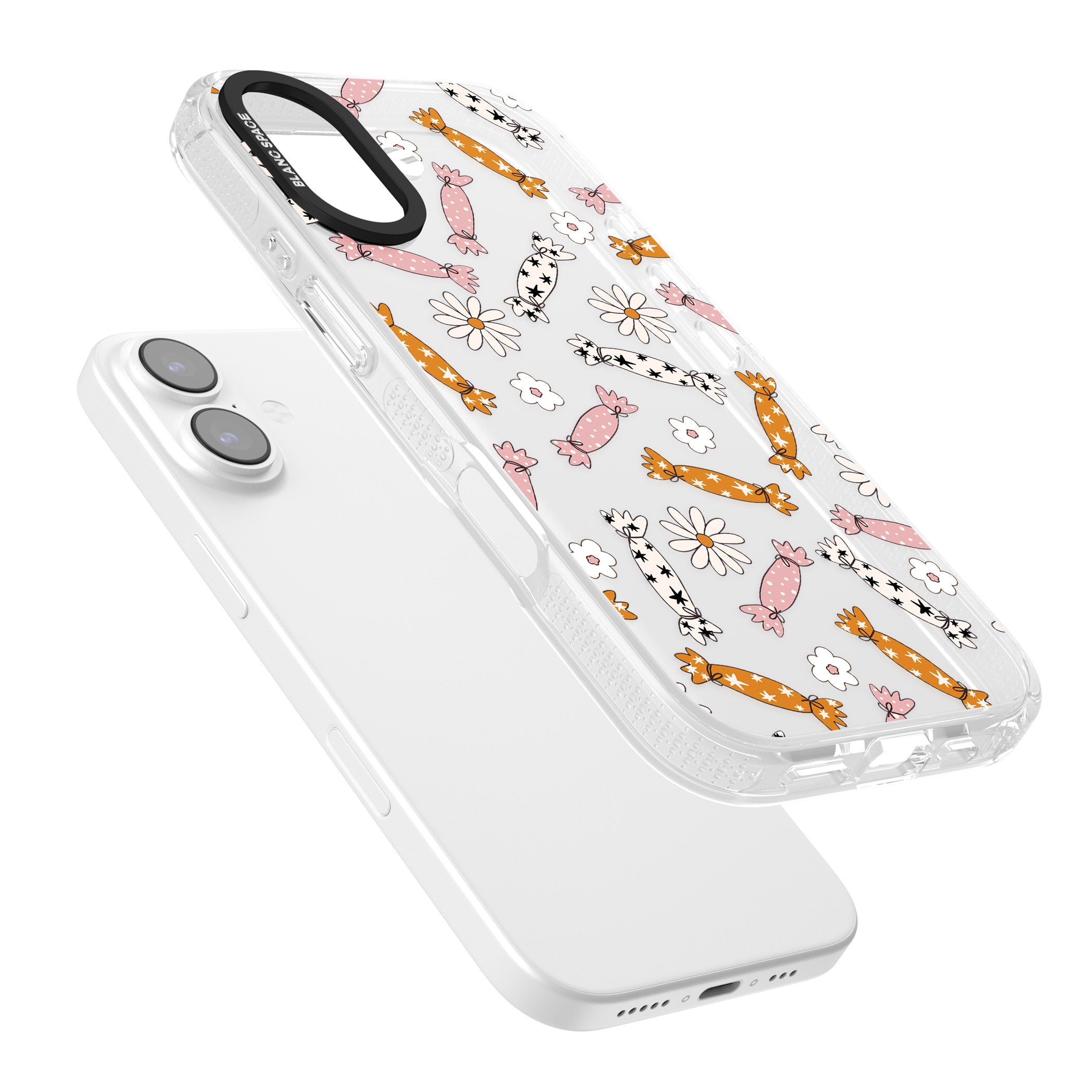 Floral Candy iPhone 17 Impact Air Clear Phone Case Colours