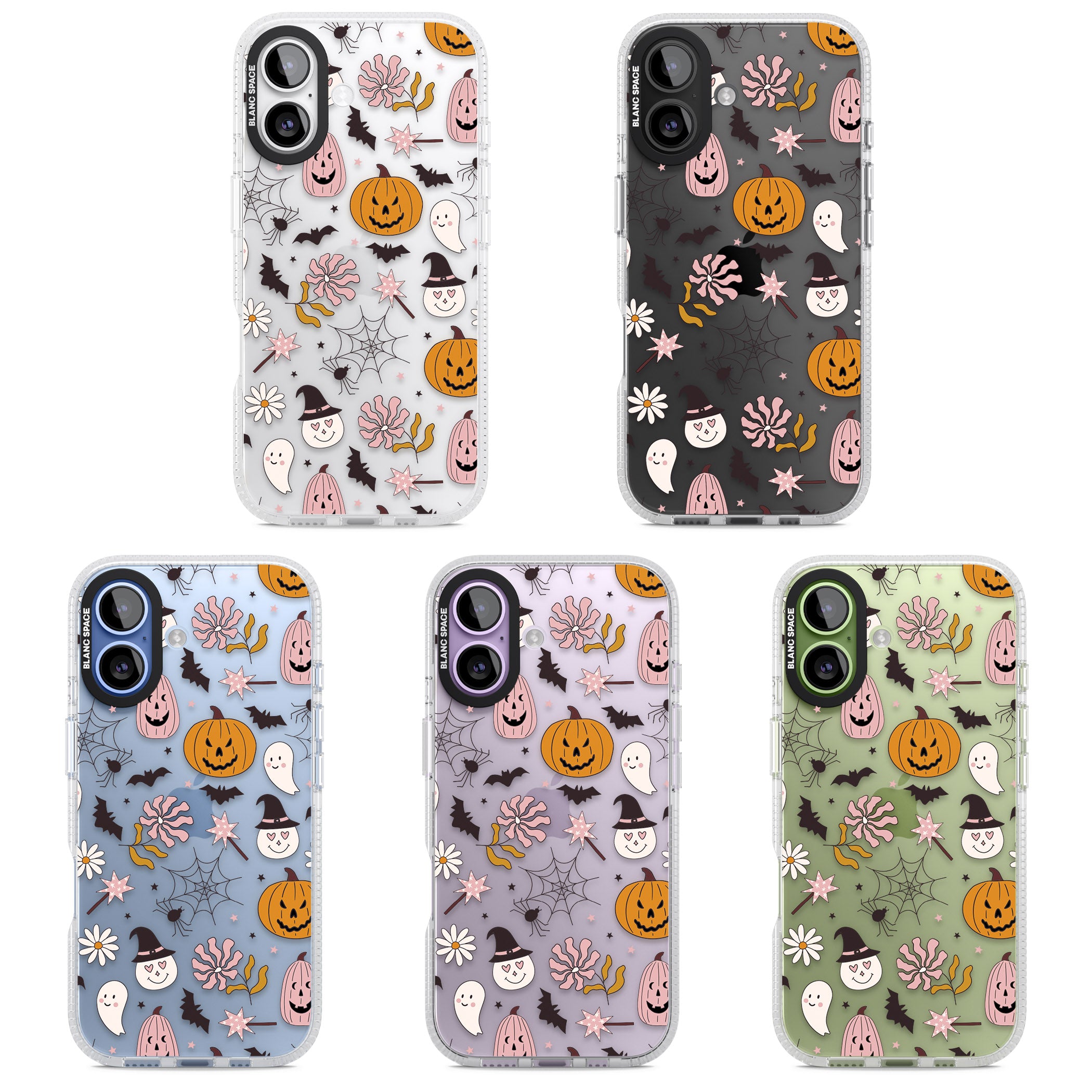Spooky Mix iPhone 17 Impact Air Clear Phone Case APT Impact Protection