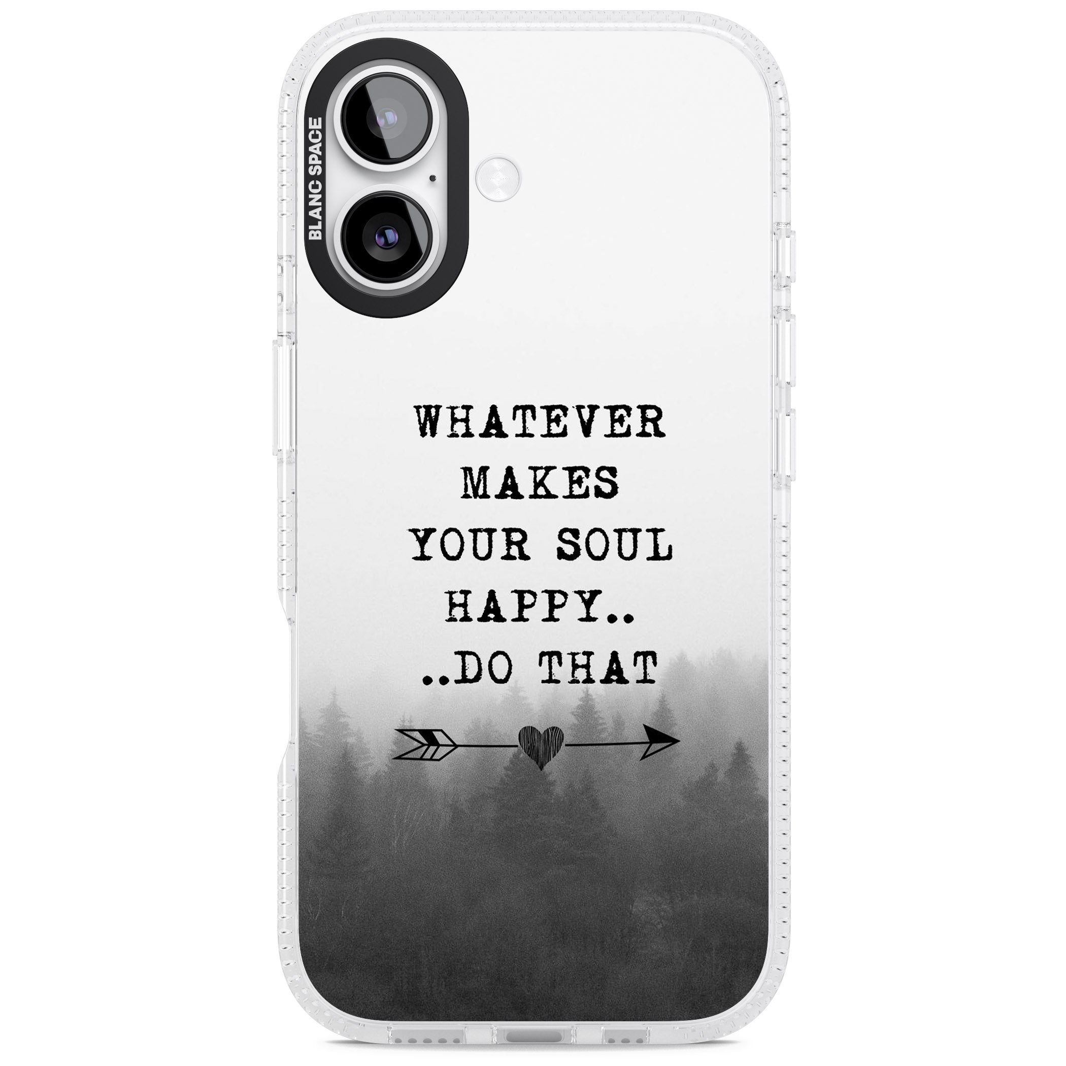 Whatever Makes Your Soul Quote iPhone 17 Impact Air Clear Phone Case
