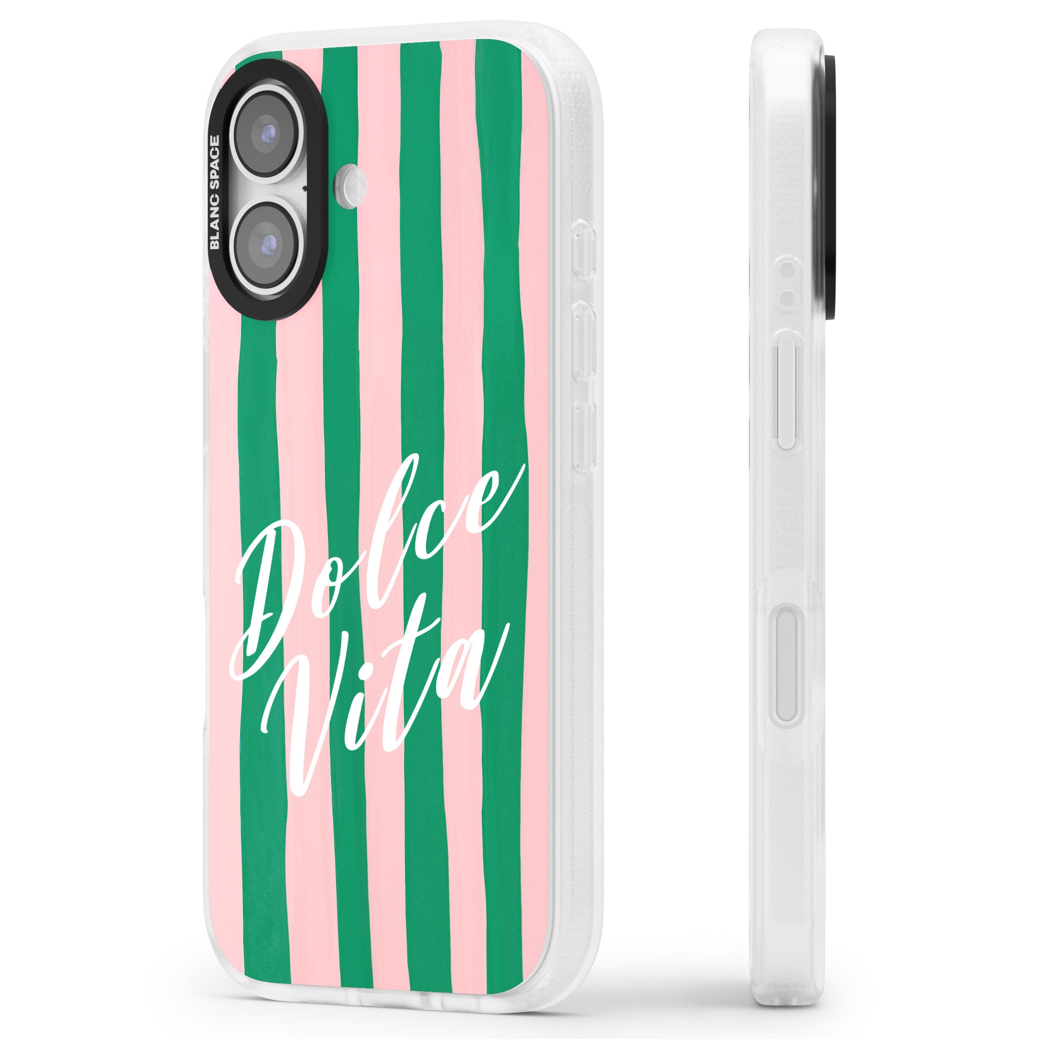 Dolce Vita iPhone 17 Impact Air Clear Phone Case Side Profile