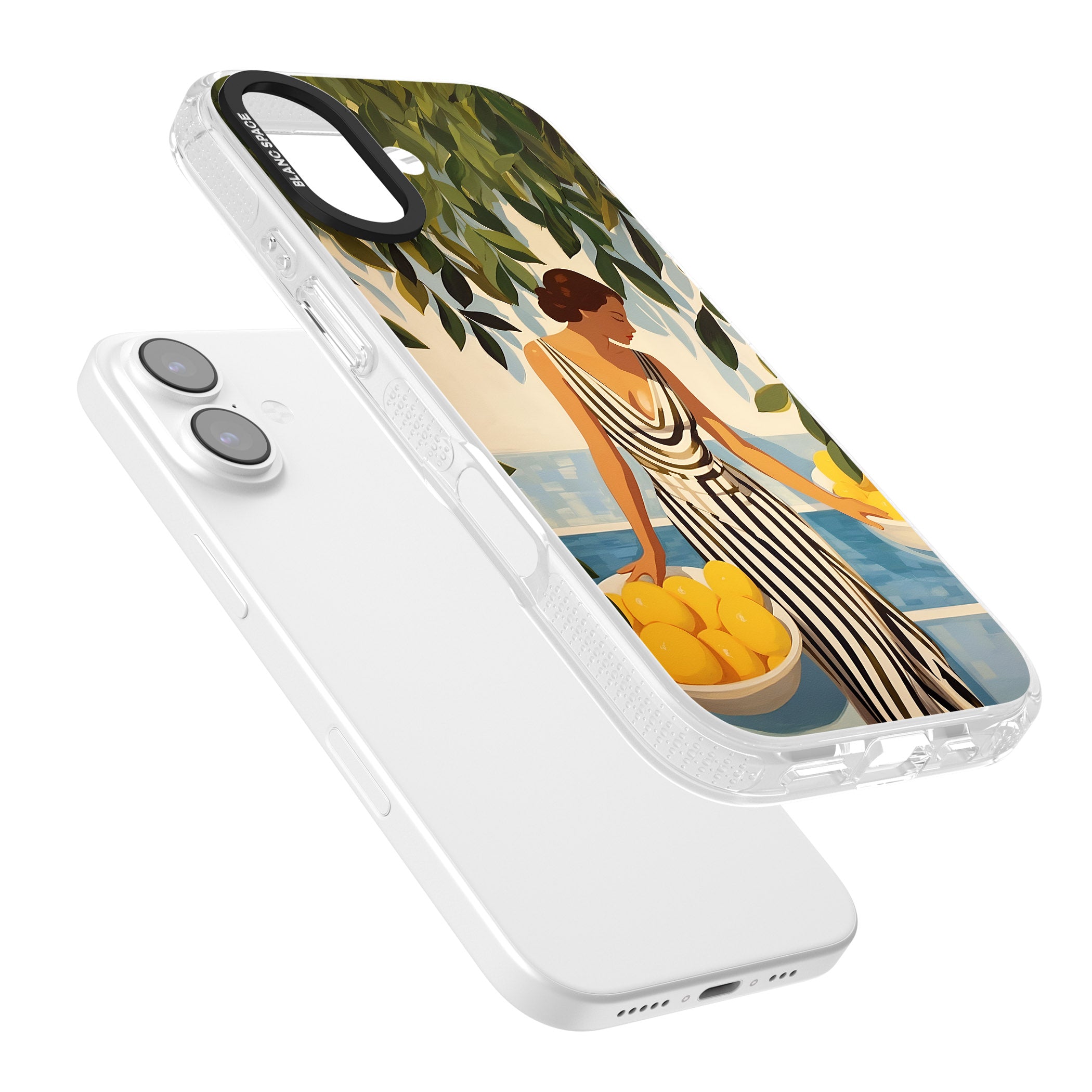 Lemon Picking iPhone 17 Impact Air Clear Phone Case Colours