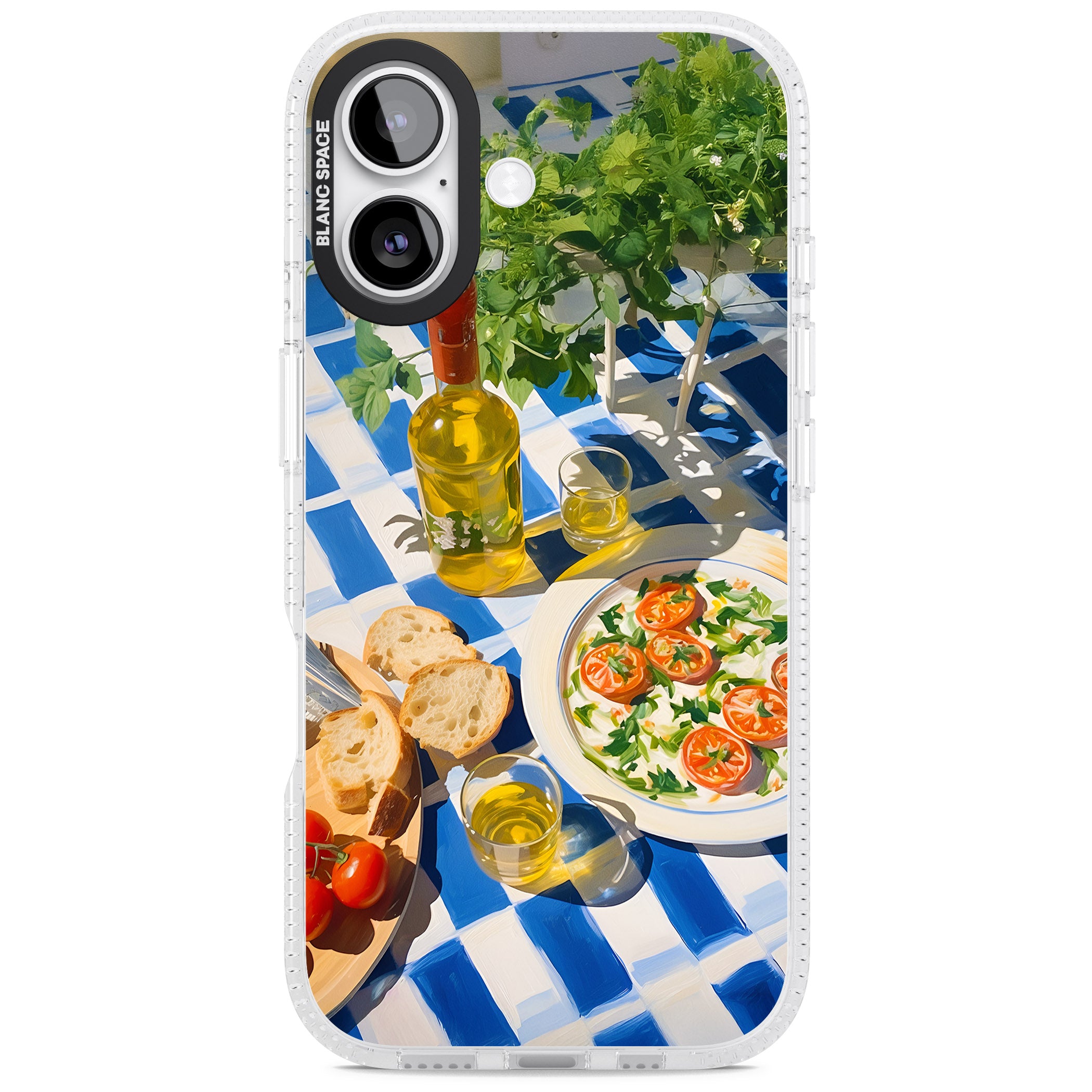 Caprese Salad iPhone 17 Impact Air Clear Phone Case