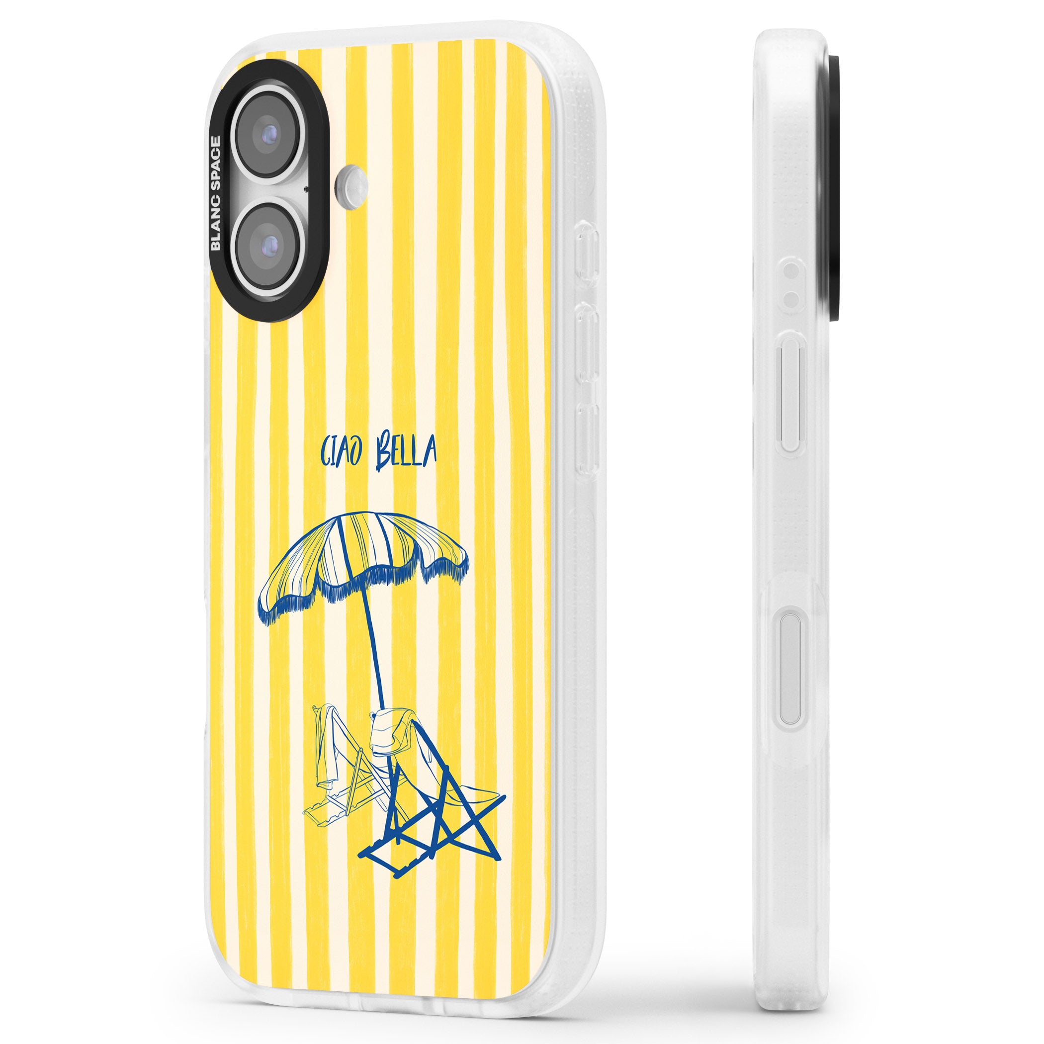 Ciao Bella iPhone 17 Impact Air Clear Phone Case Side Profile