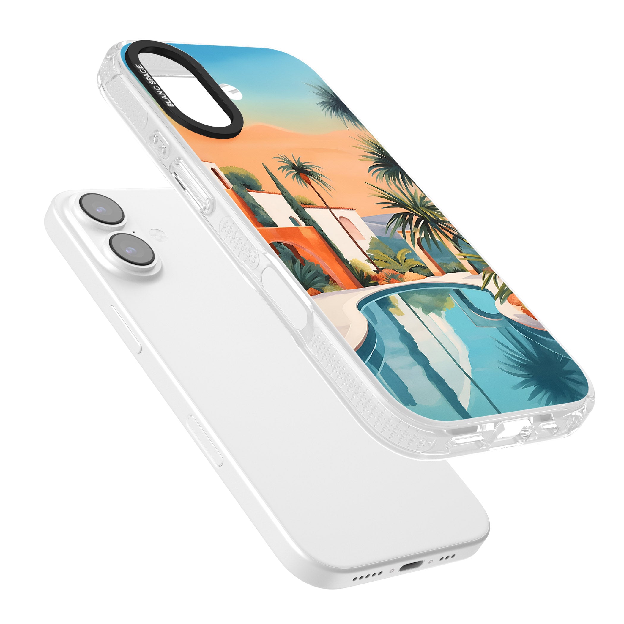 Villa Sunset iPhone 17 Impact Air Clear Phone Case Colours