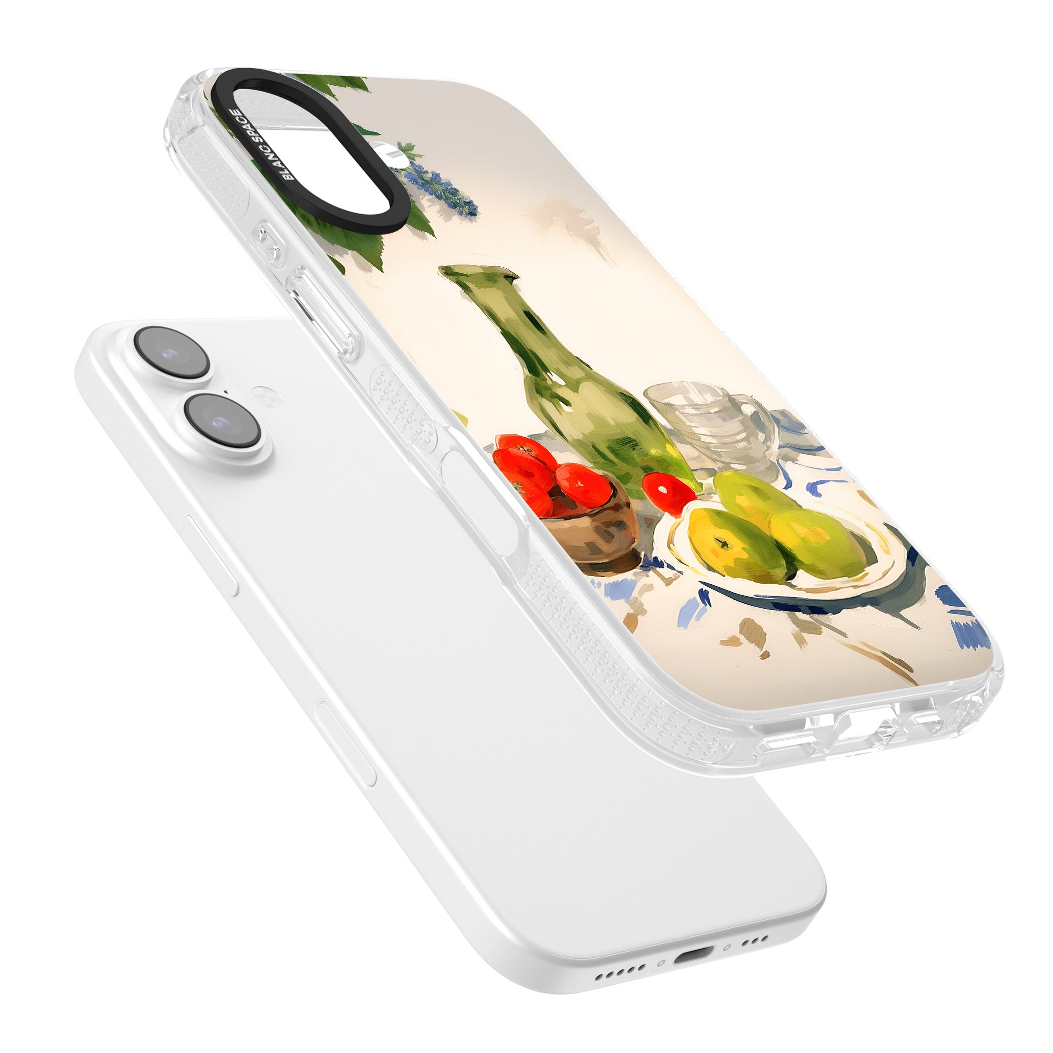 Green Carafe iPhone 17 Impact Air Clear Phone Case Colours