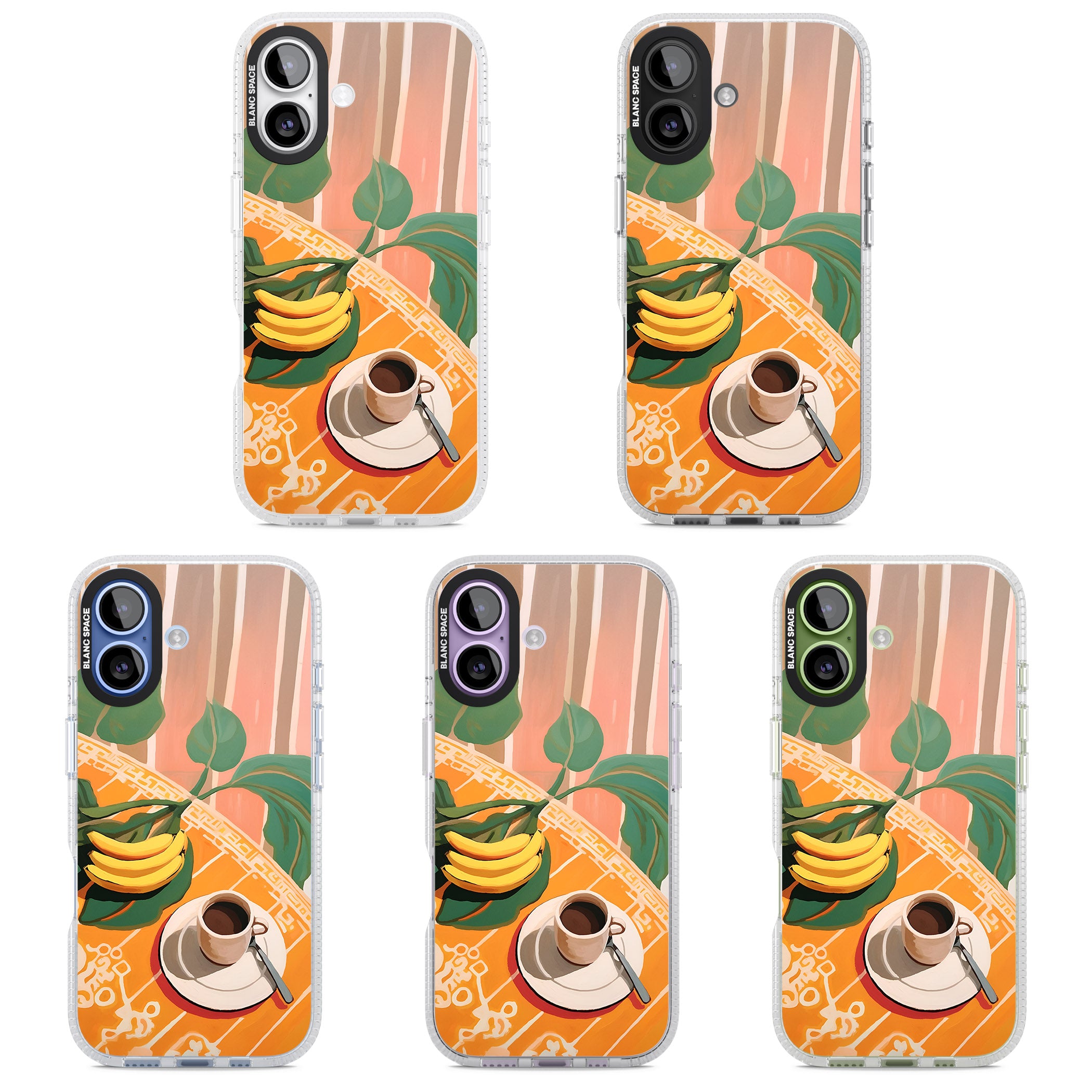 Mediterranean Breakfast iPhone 17 Impact Air Clear Phone Case APT Impact Protection