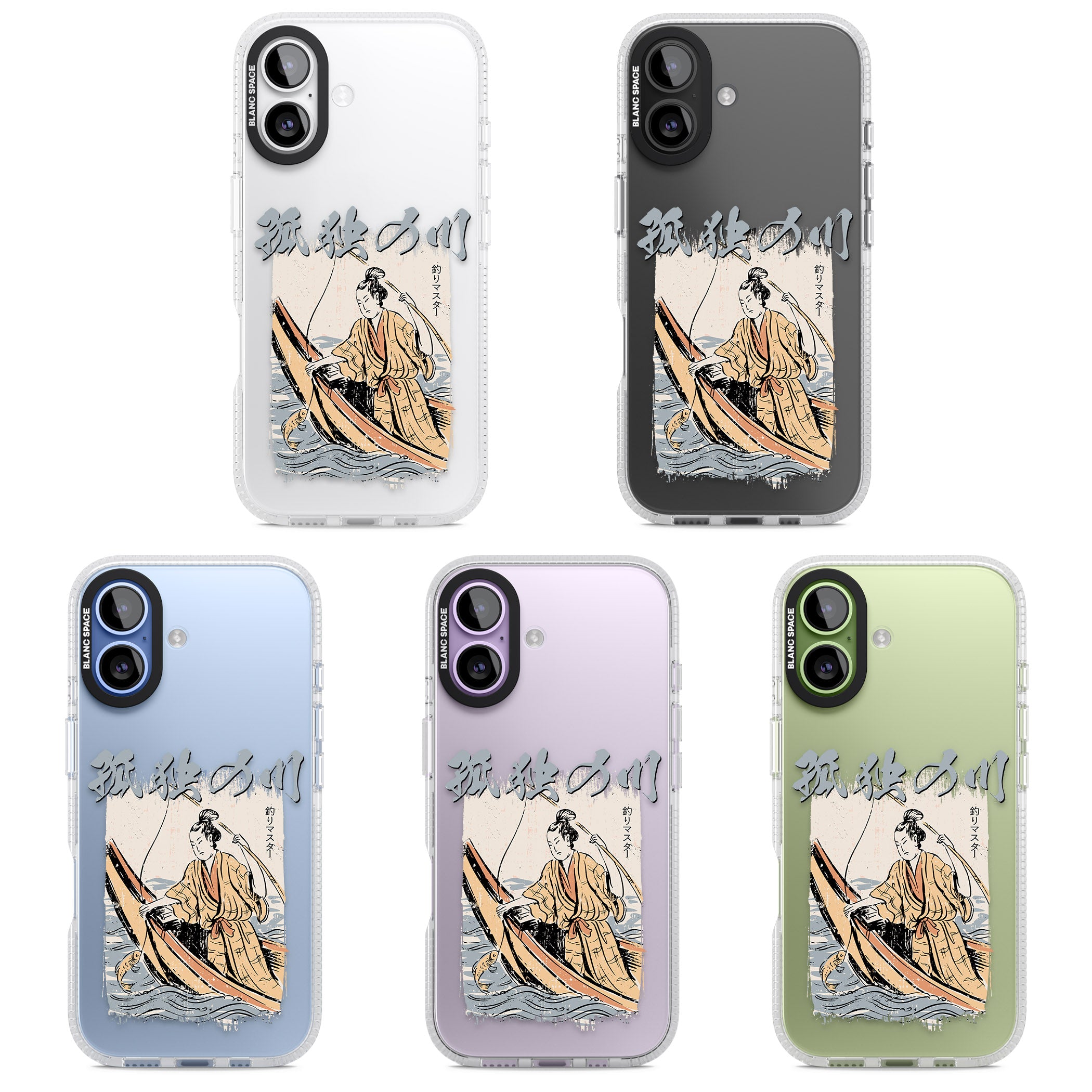 Japanese River iPhone 17 Impact Air Clear Phone Case APT Impact Protection