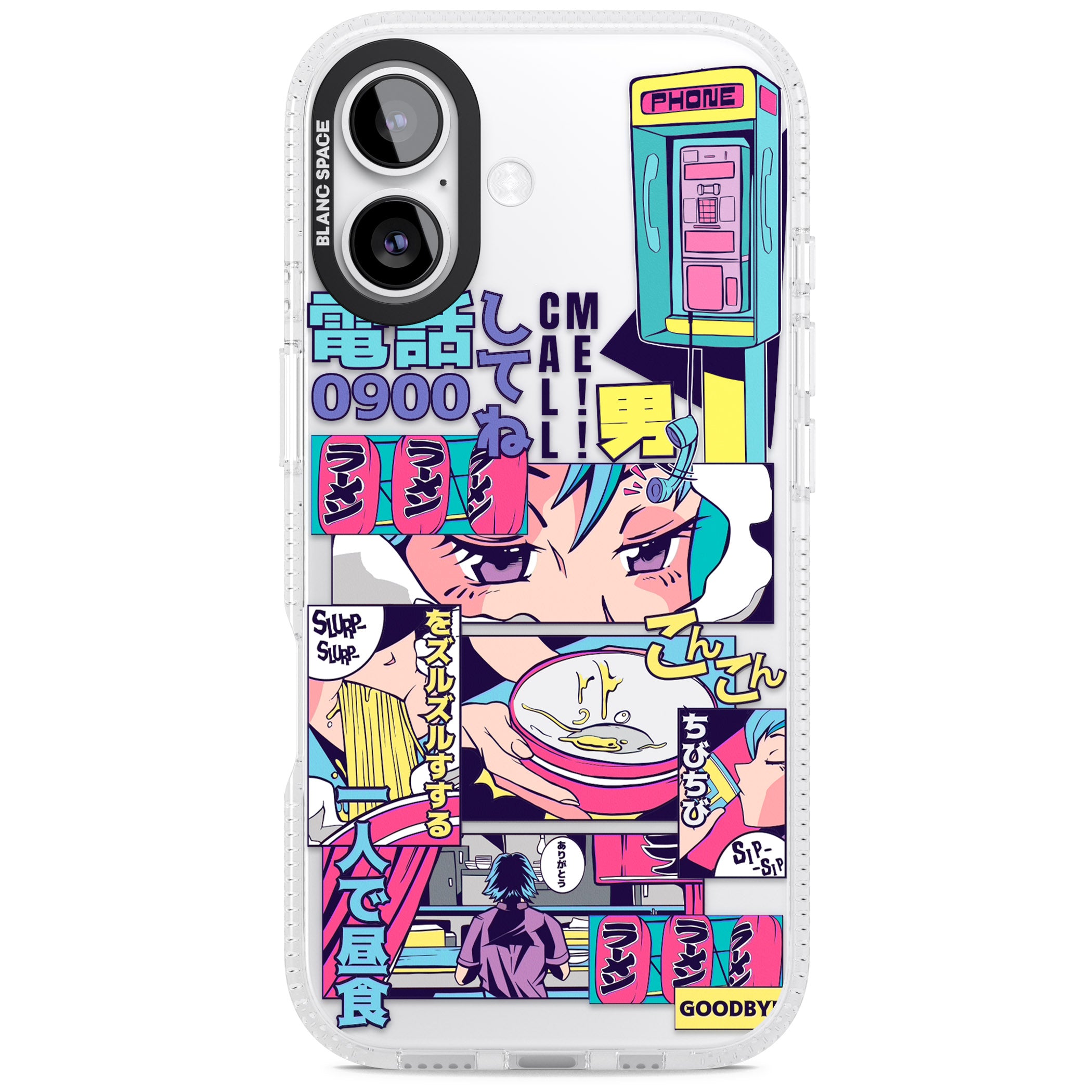 Vibrant Anime Comic iPhone 17 Impact Air Clear Phone Case
