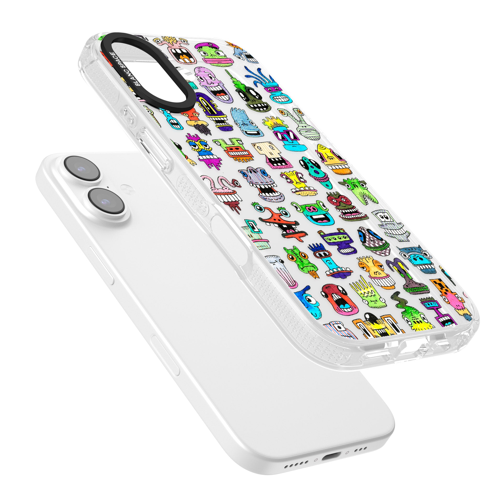 Familiar Faces iPhone 17 Impact Air Clear Phone Case Colours