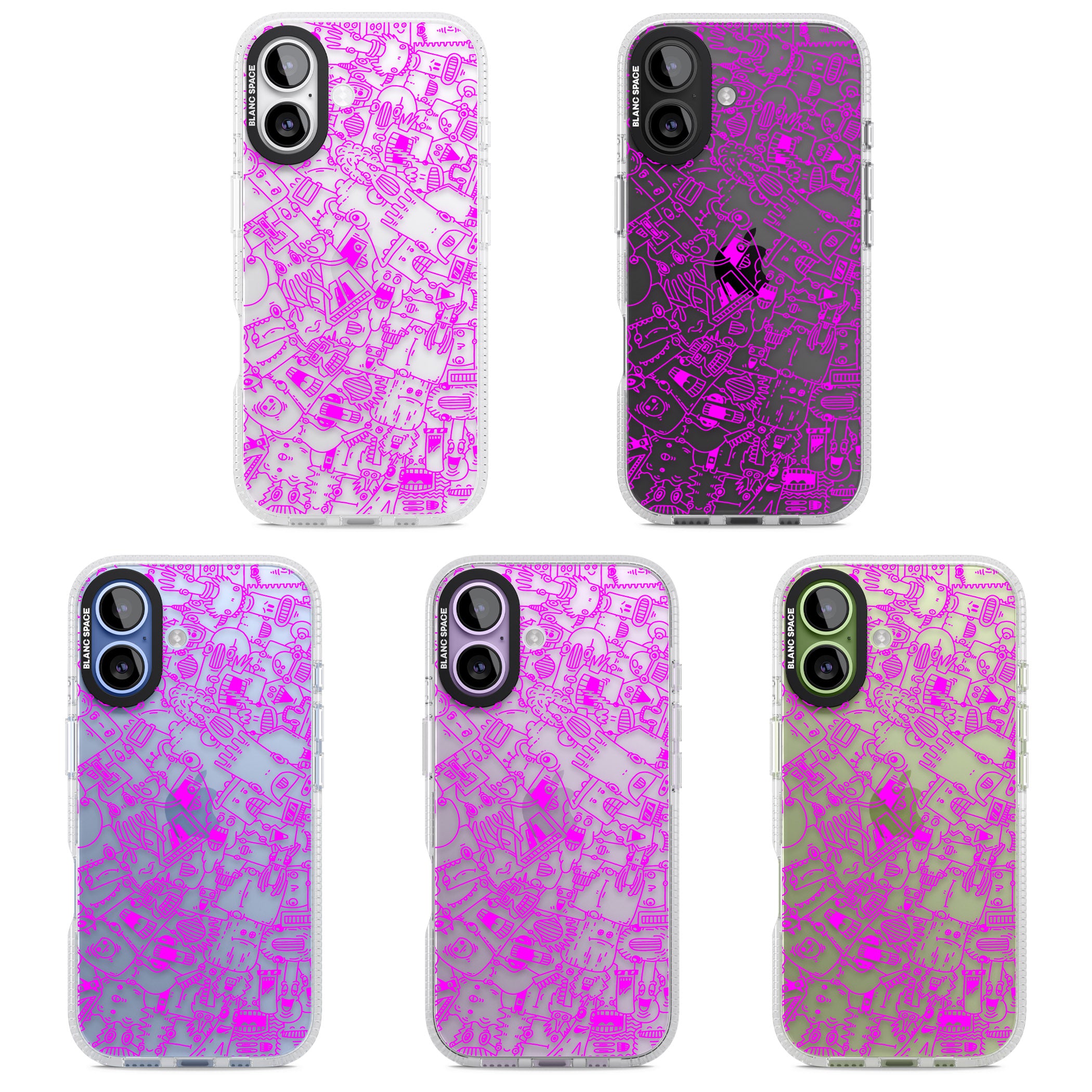 Pink Pals iPhone 17 Impact Air Clear Phone Case APT Impact Protection