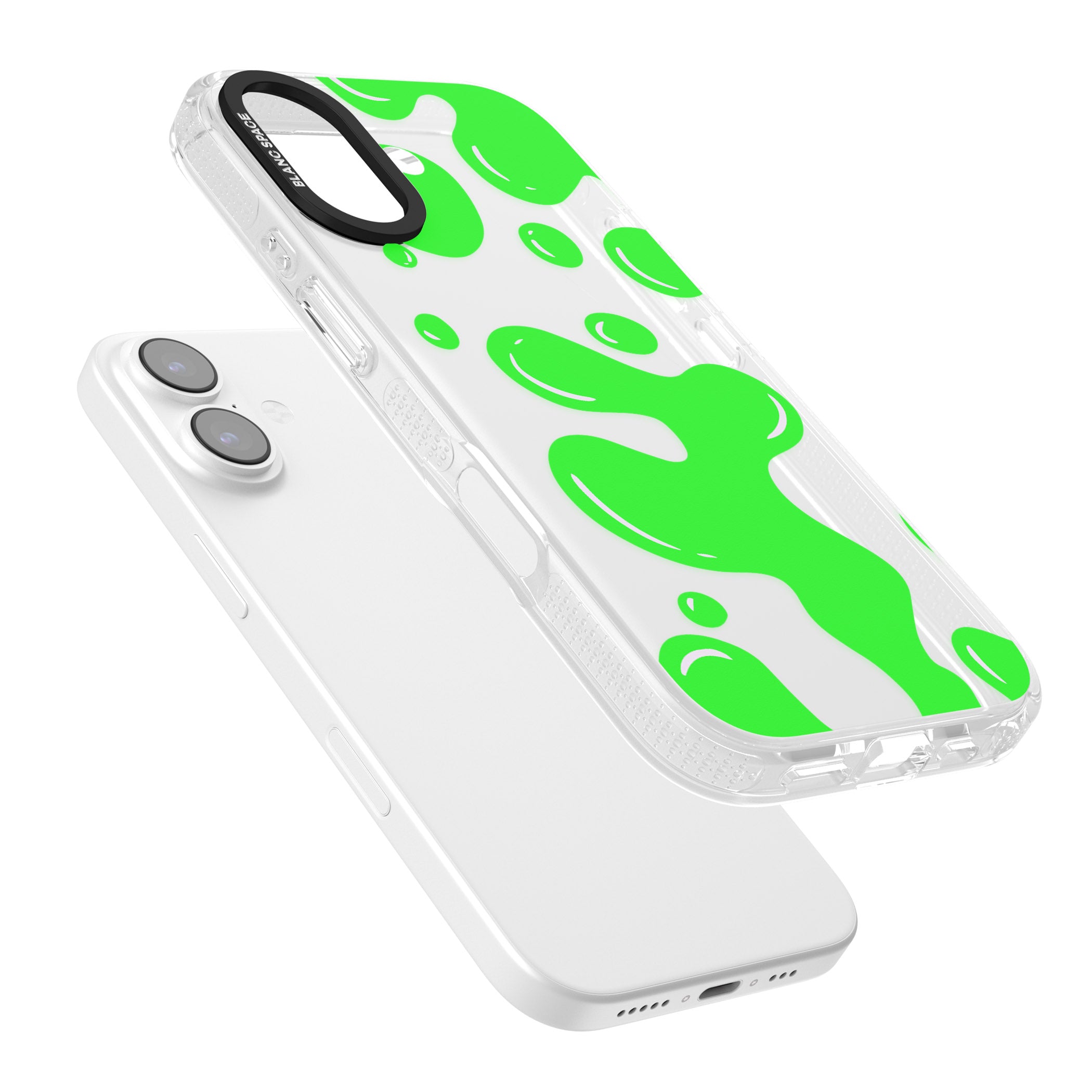 Green Lava Lamp iPhone 17 Impact Air Clear Phone Case Colours