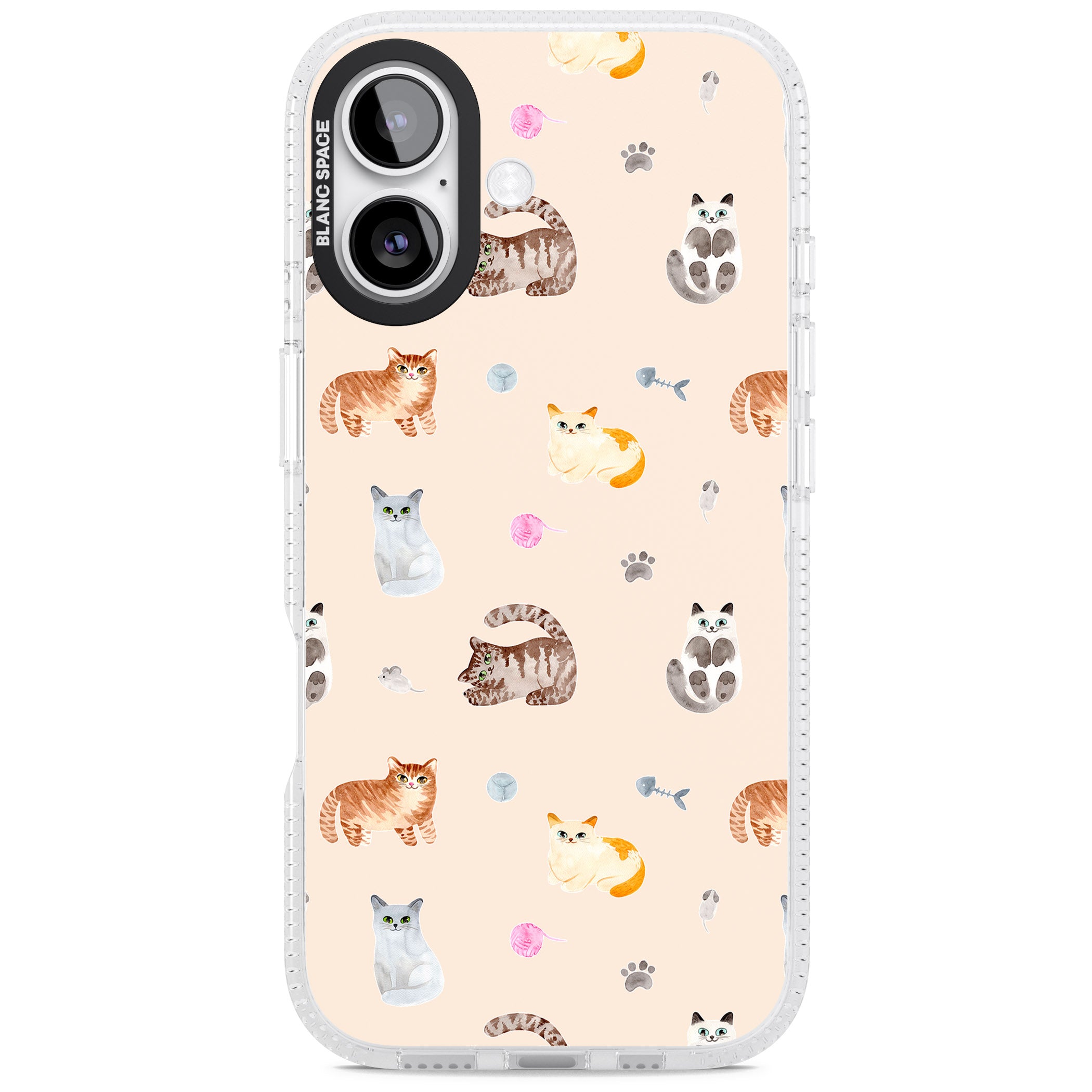 Cat Playground iPhone 17 Impact Air Clear Phone Case