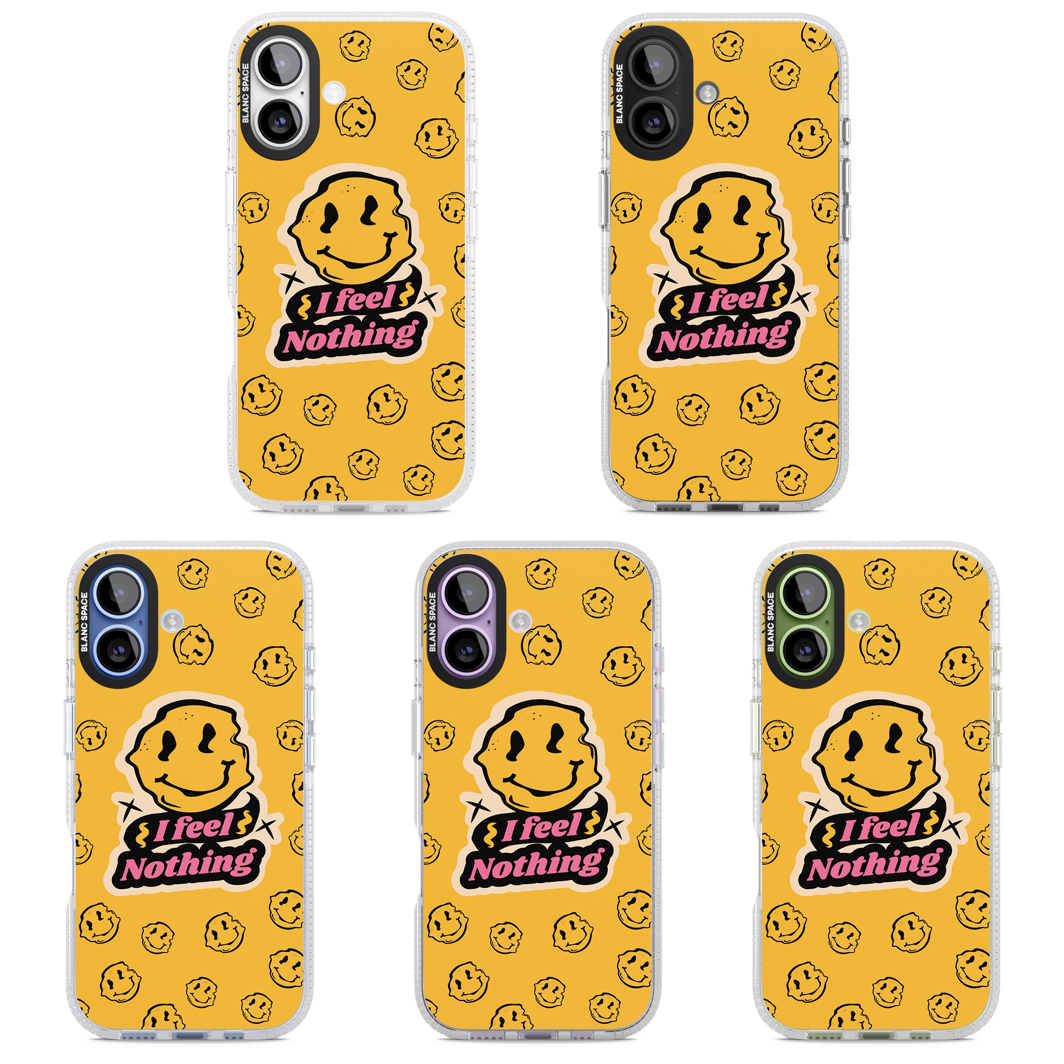 I Feel Nothing iPhone 17 Impact Air Clear Phone Case APT Impact Protection