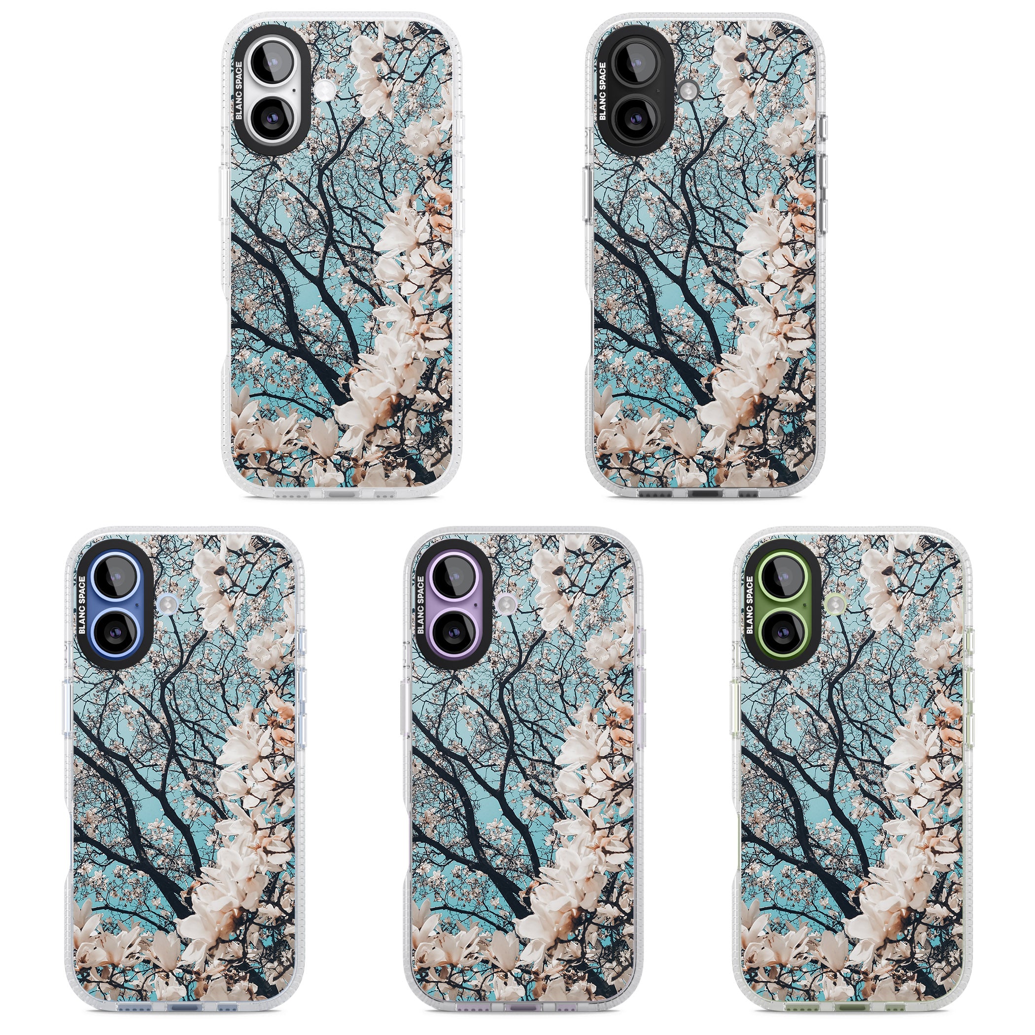 Magnolia Bloom iPhone 17 Impact Air Clear Phone Case APT Impact Protection