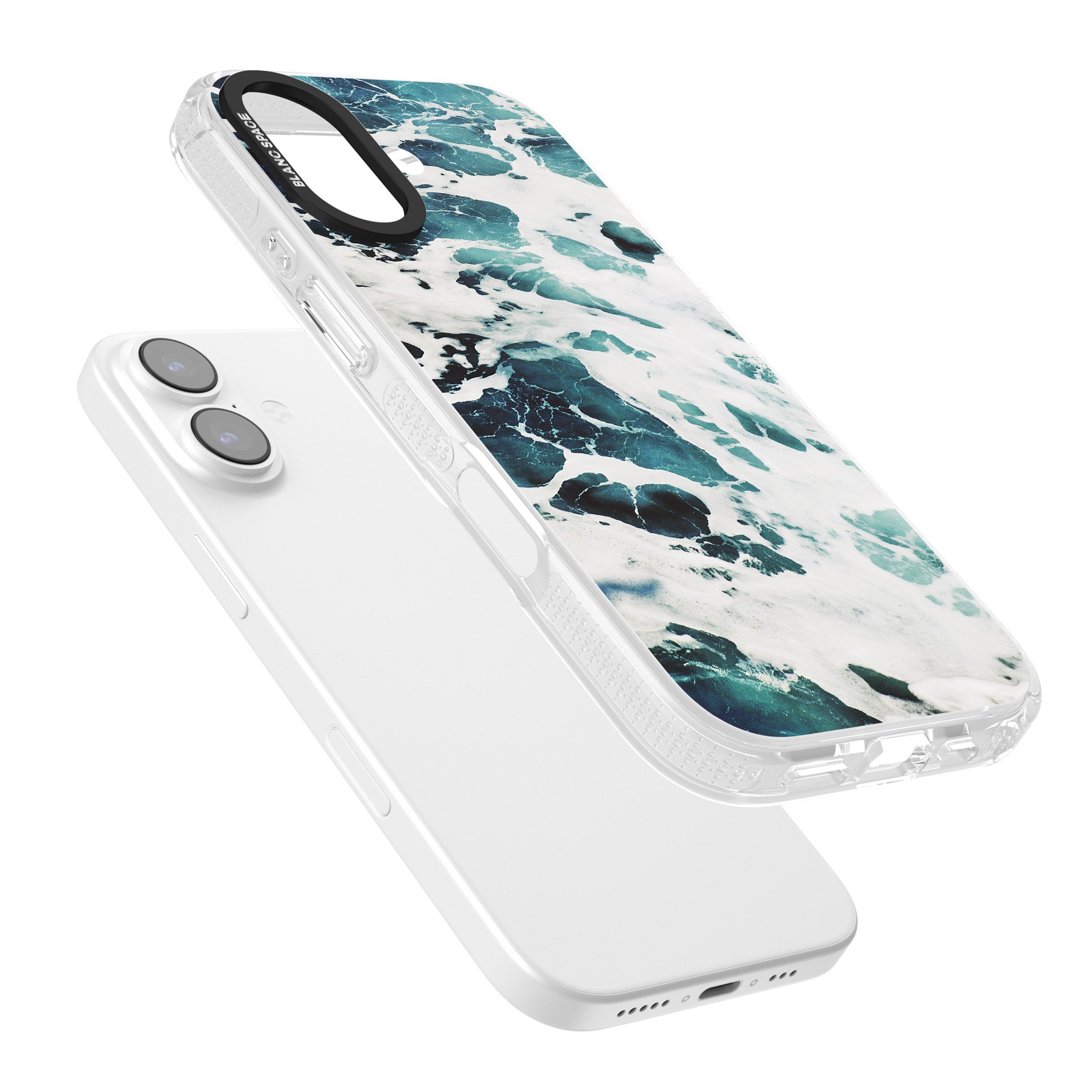 Ocean Surge iPhone 17 Impact Air Clear Phone Case Colours