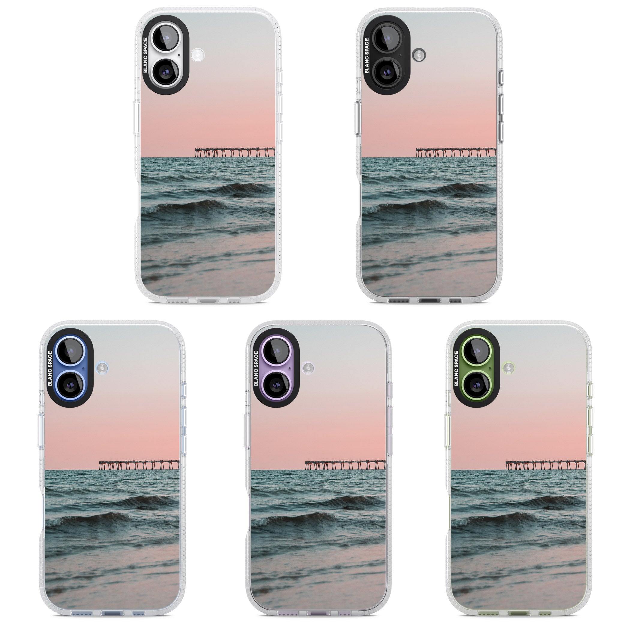 Sunset Pier iPhone 17 Impact Air Clear Phone Case APT Impact Protection
