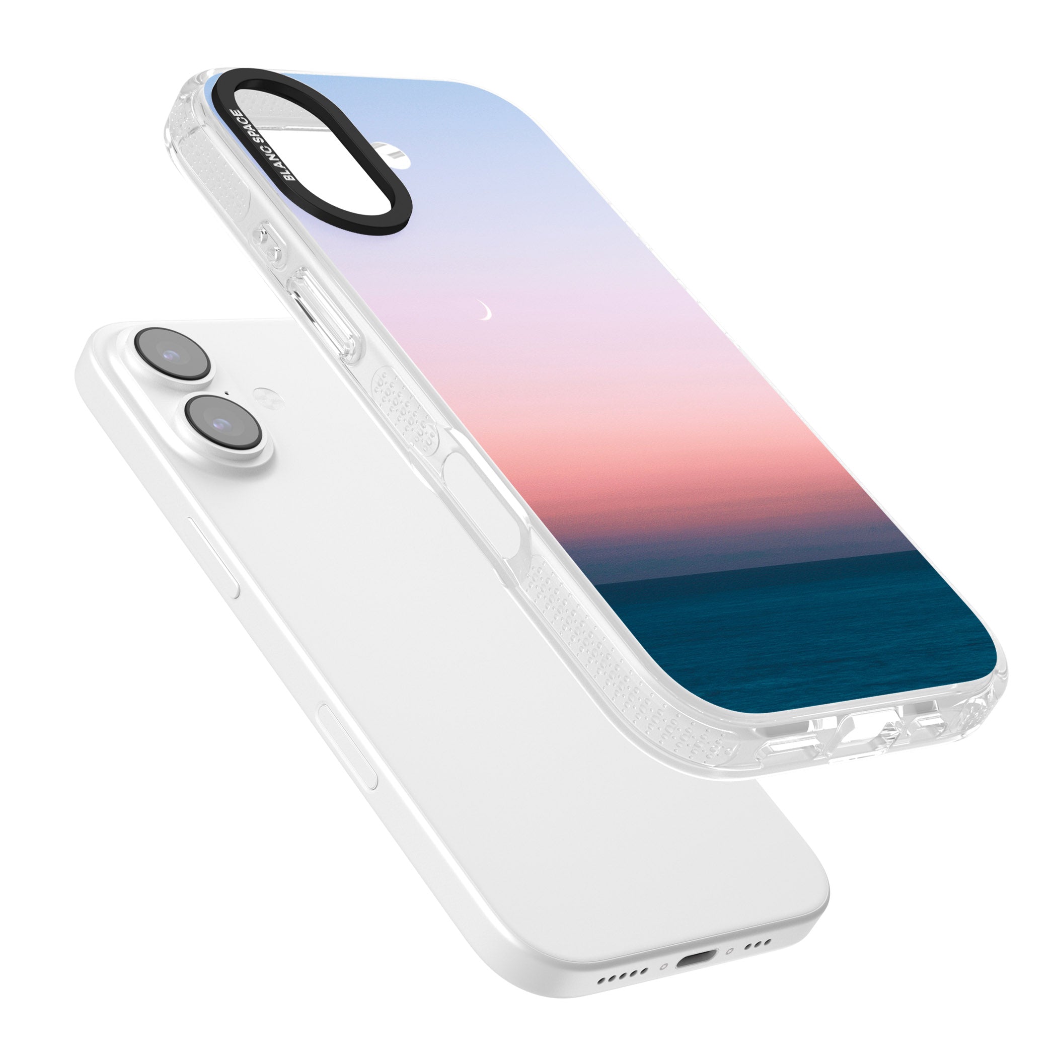 Pastel Ocean Sunset iPhone 17 Impact Air Clear Phone Case Colours