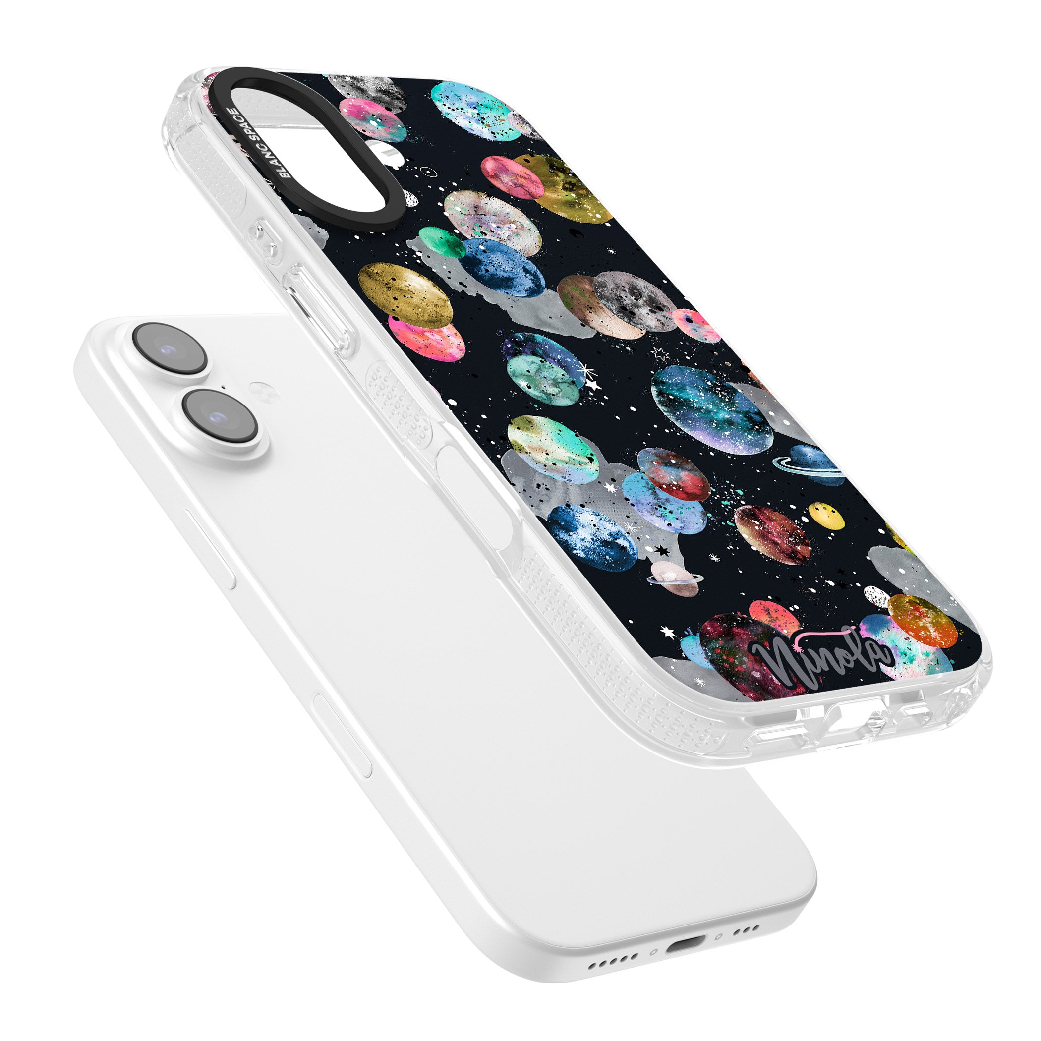 Cosmic Galaxy iPhone 17 Impact Air Clear Phone Case Colours