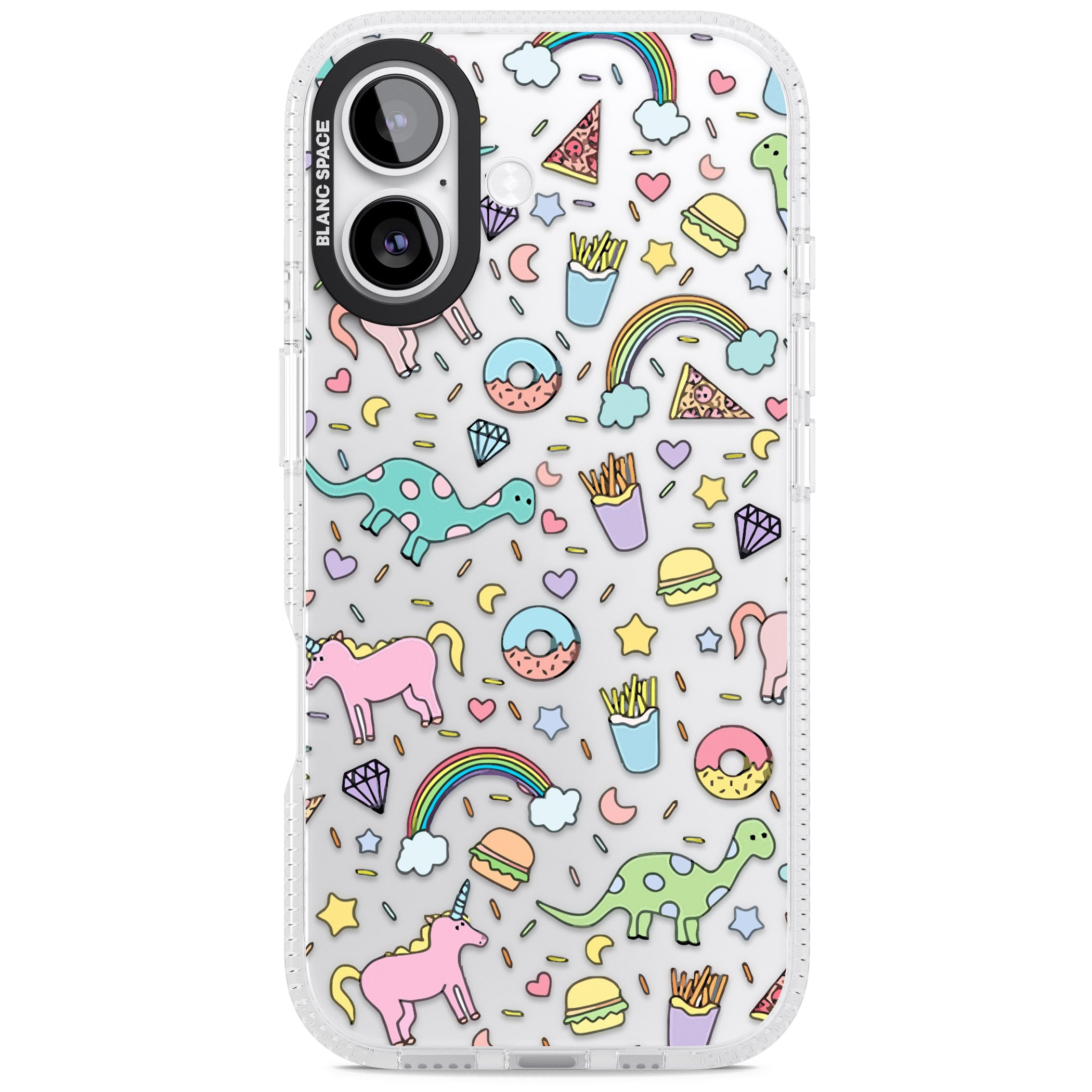 Cute Pattern iPhone 17 Impact Air Clear Phone Case