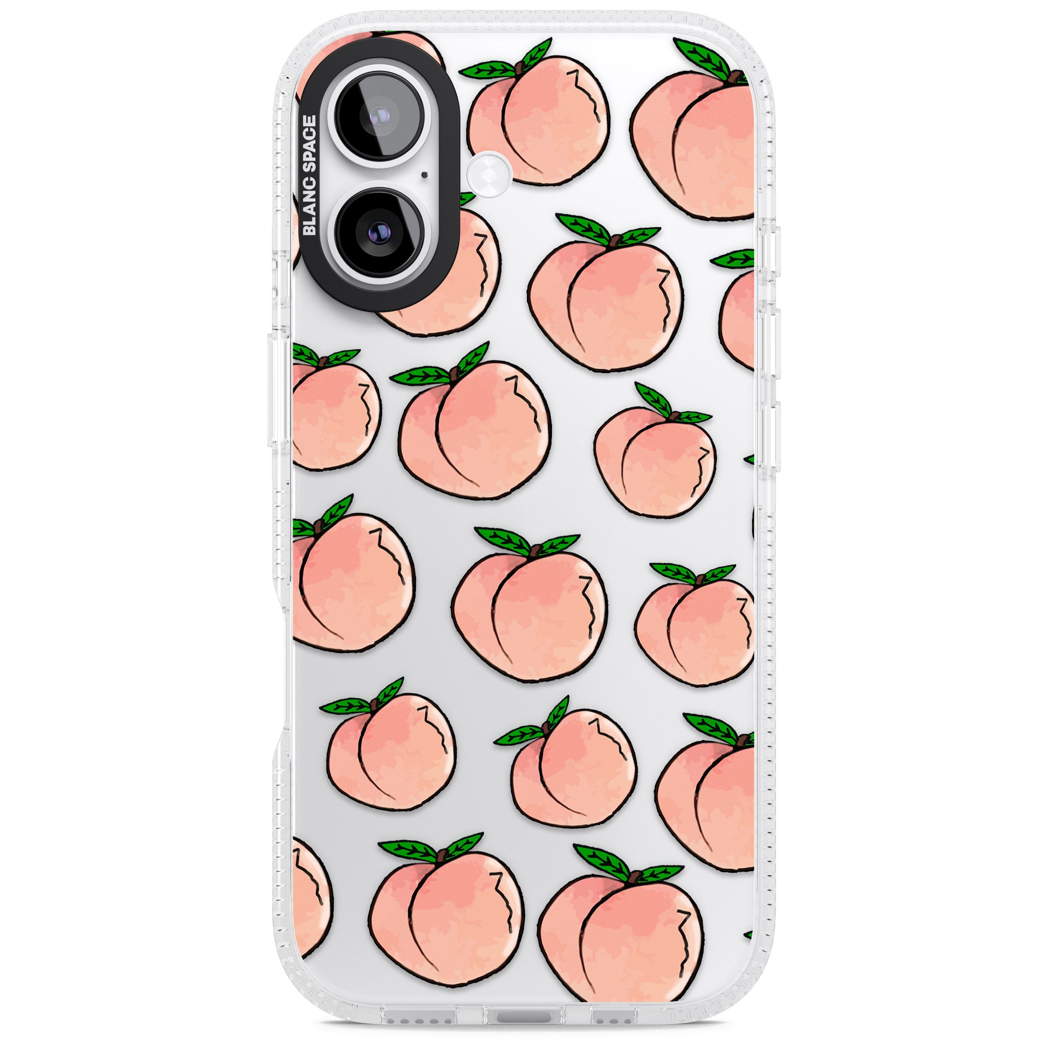 Peachy Picnic iPhone 17 Impact Air Clear Phone Case