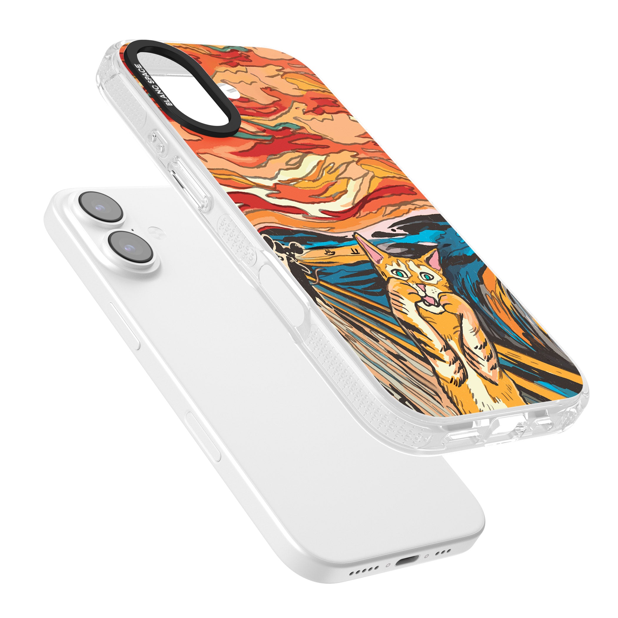 The Meow iPhone 17 Impact Air Clear Phone Case Colours