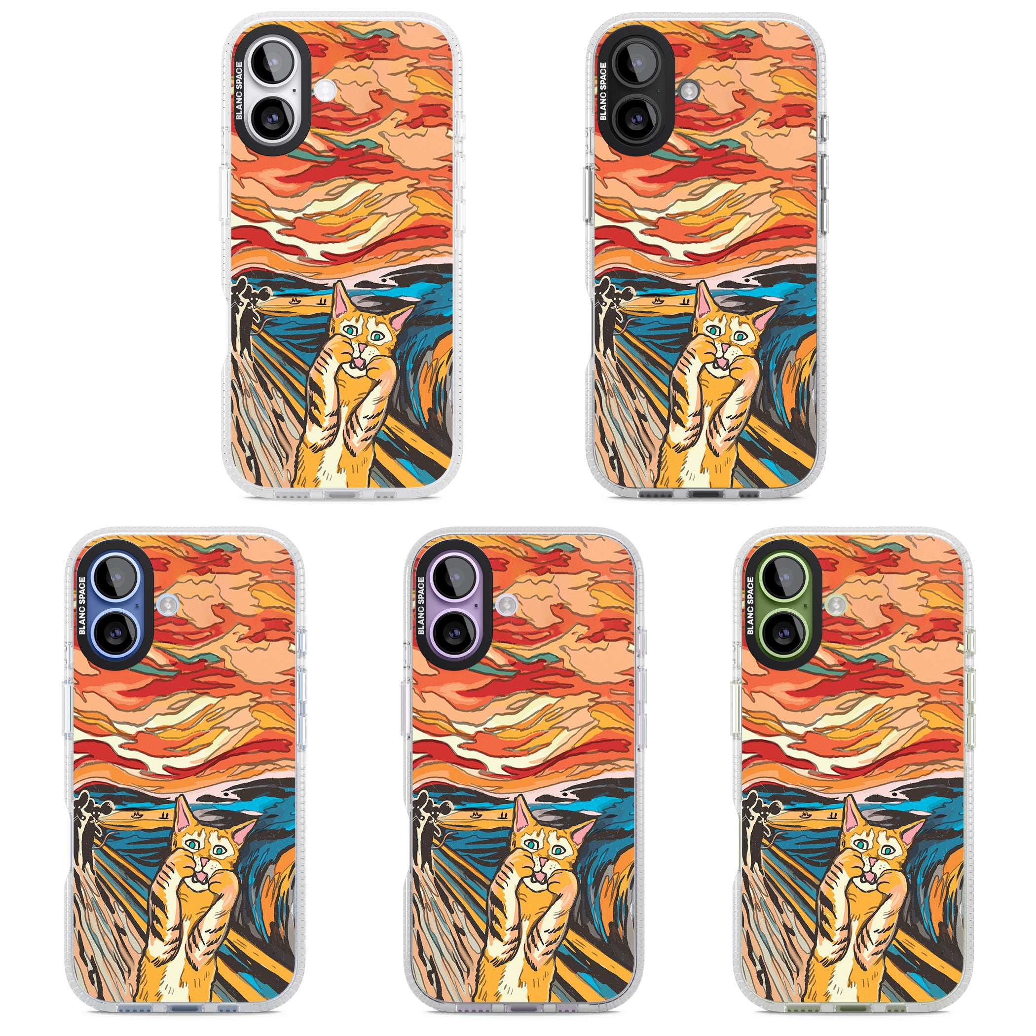 The Meow iPhone 17 Impact Air Clear Phone Case APT Impact Protection