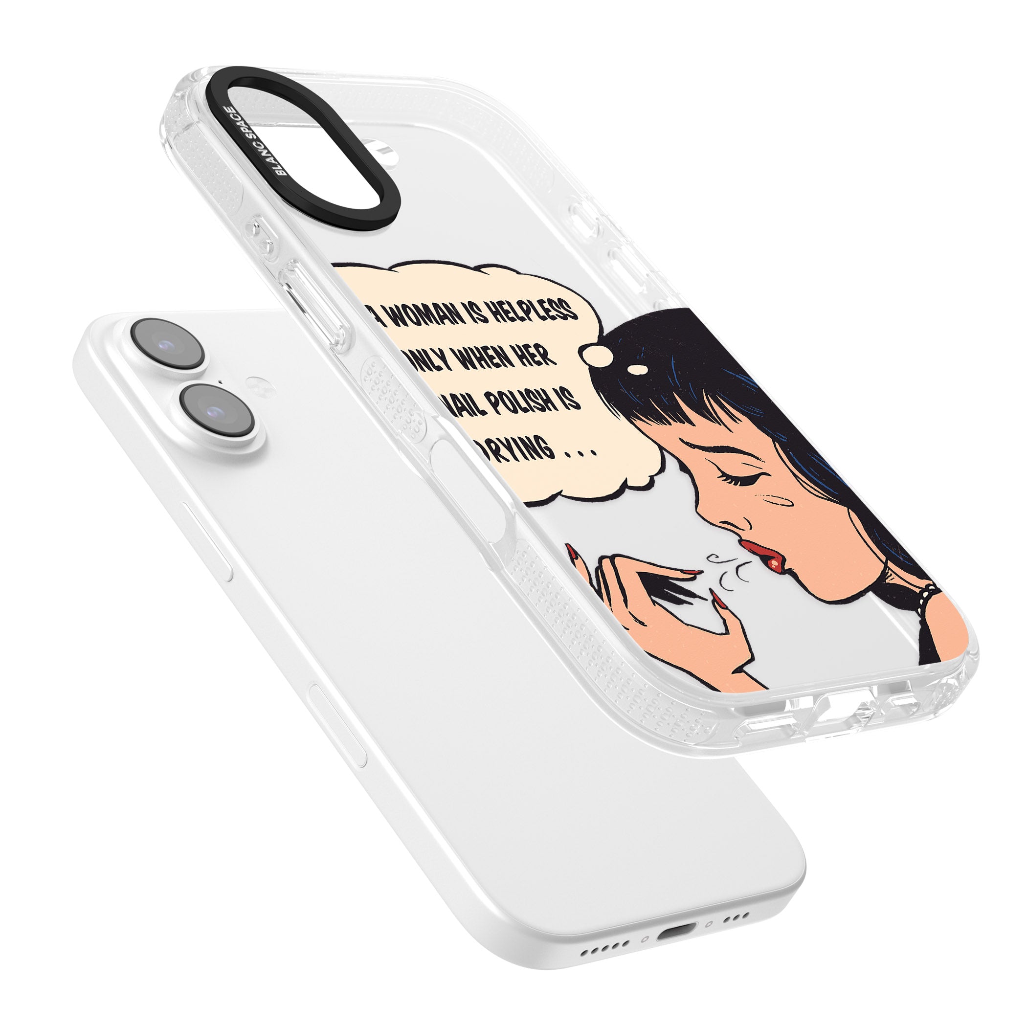 Drying Nails Pop Art iPhone 17 Impact Air Clear Phone Case Colours