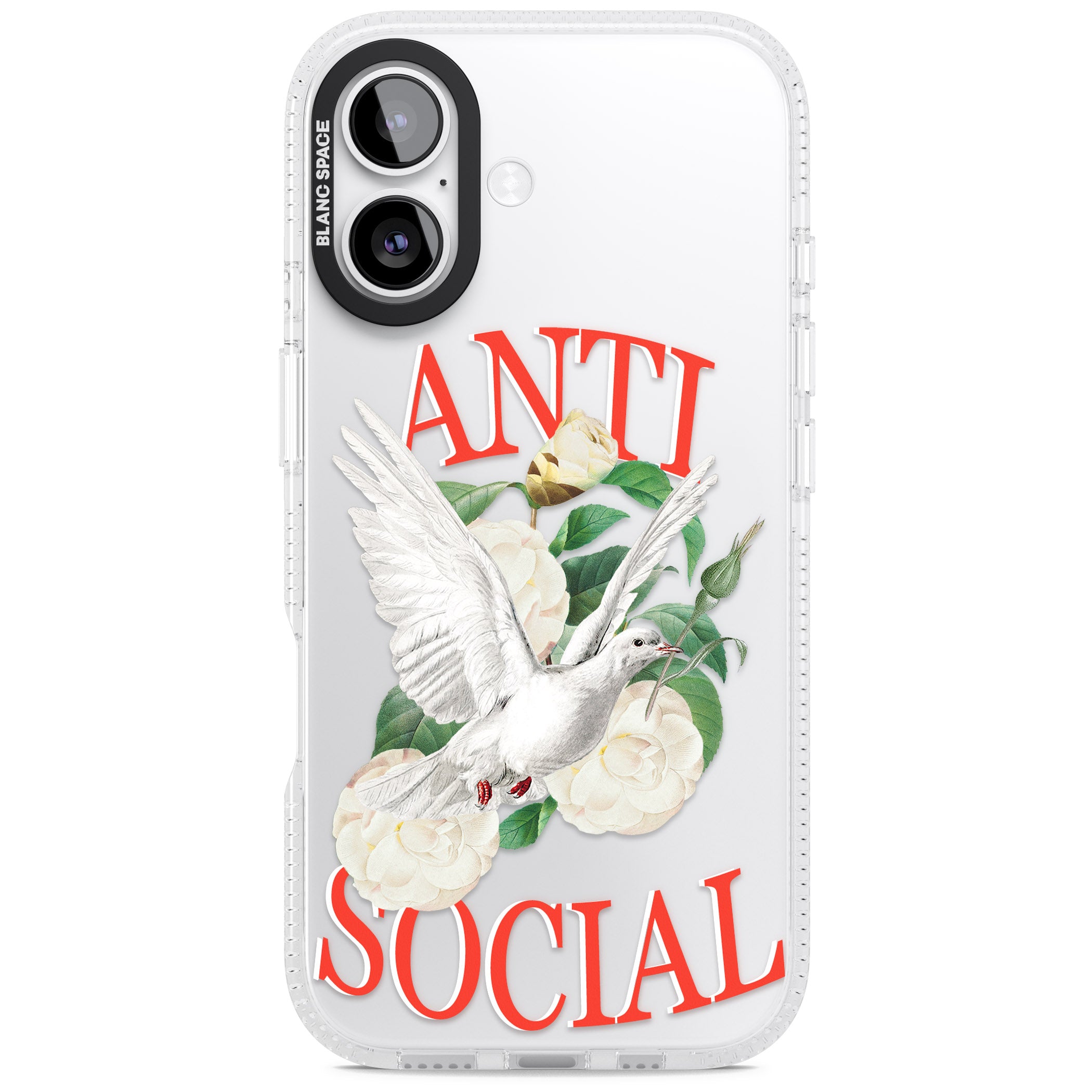 Anti Social iPhone 17 Impact Air Clear Phone Case