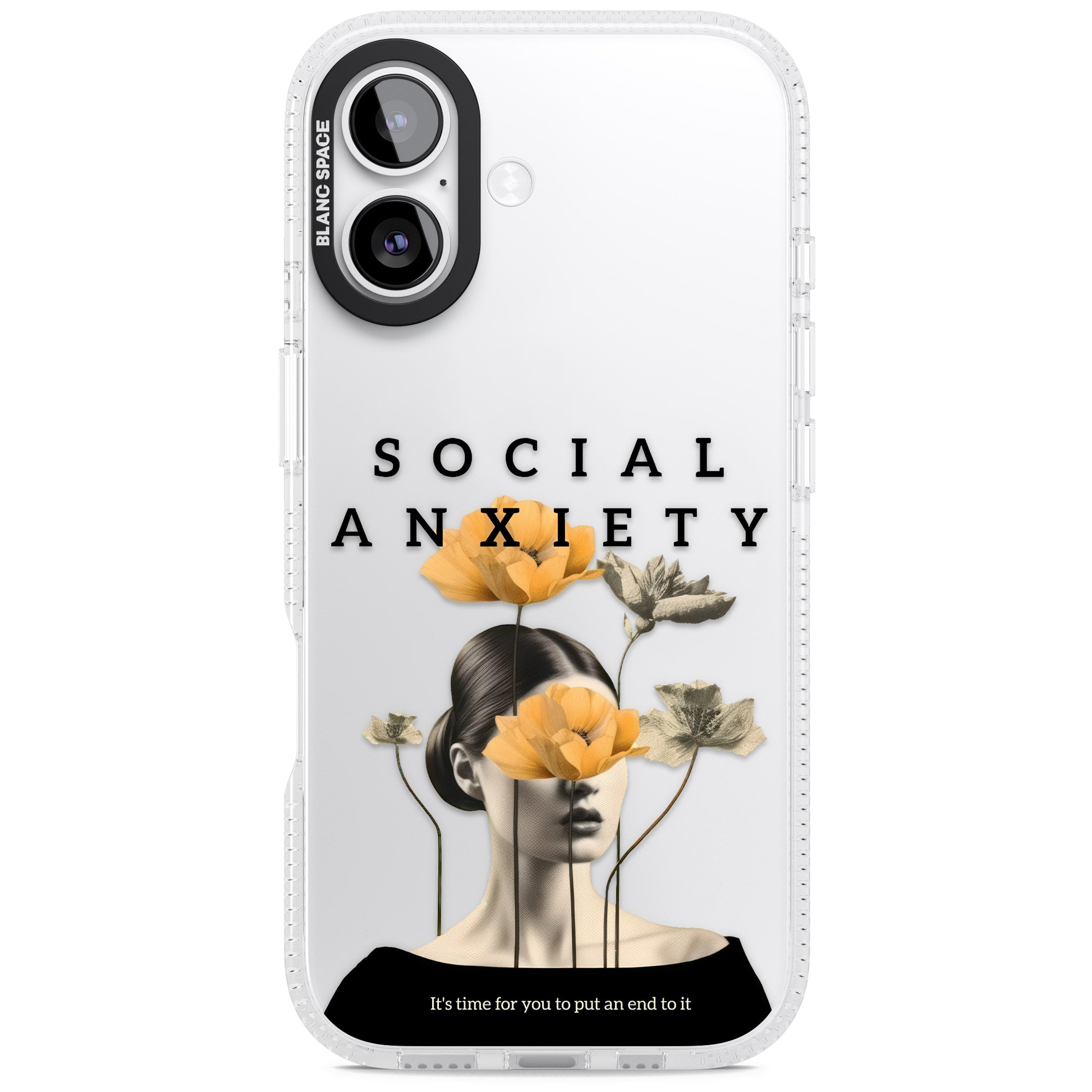 Social Anxiety iPhone 17 Impact Air Clear Phone Case