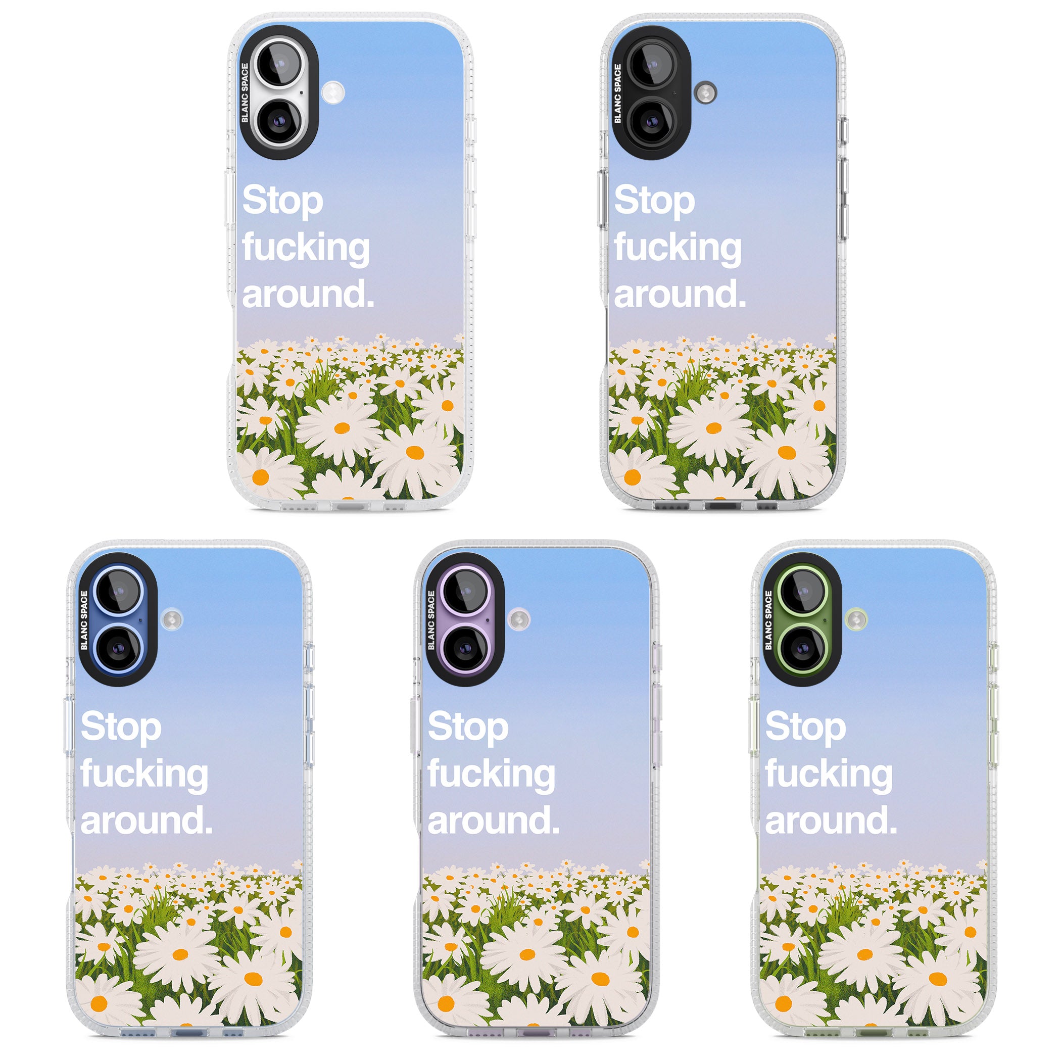 Stop F*Cking Around iPhone 17 Impact Air Clear Phone Case APT Impact Protection