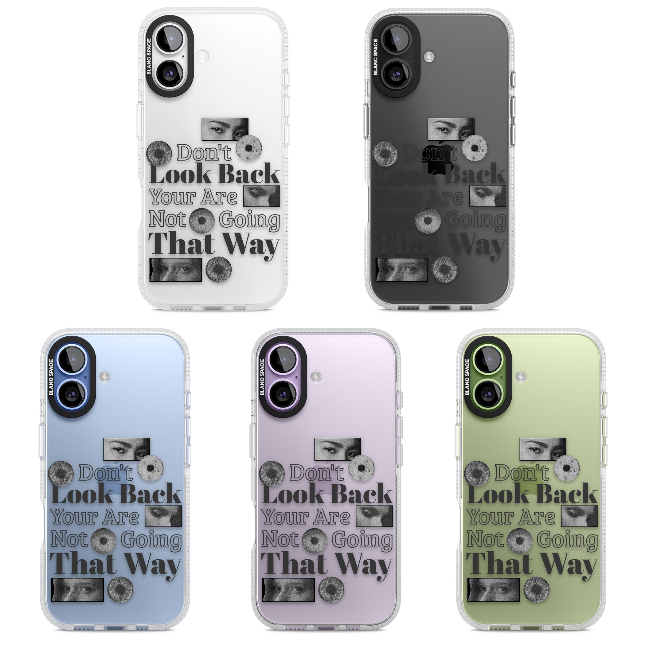 Dont Look Back iPhone 17 Impact Air Clear Phone Case APT Impact Protection