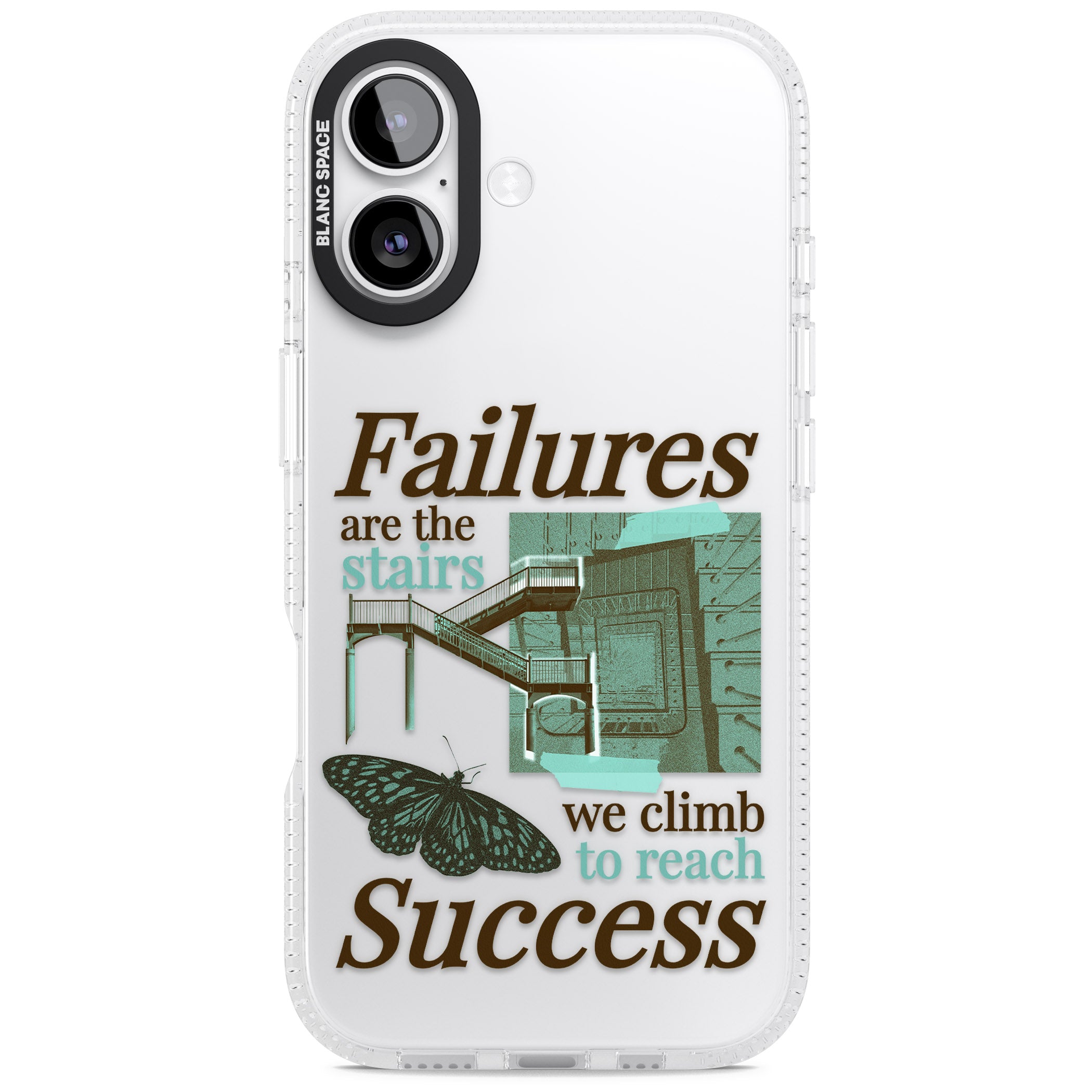 Fail To Succeed iPhone 17 Impact Air Clear Phone Case