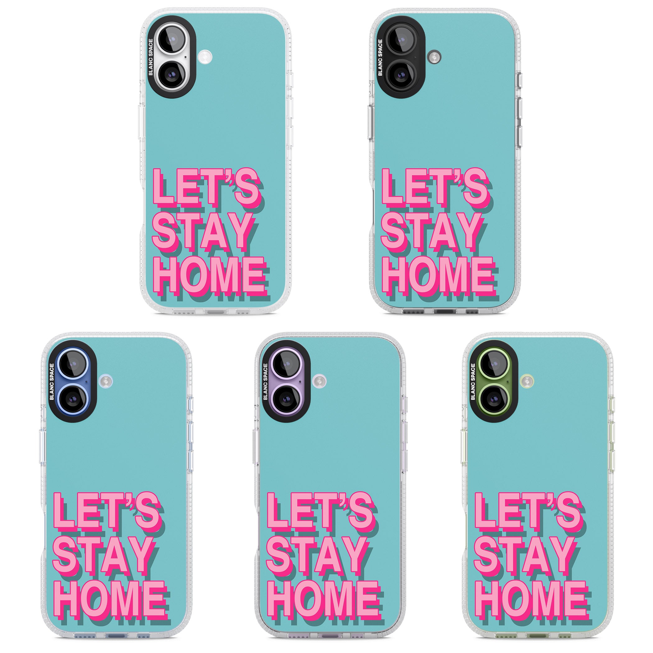 Let'S Stay Home iPhone 17 Impact Air Clear Phone Case APT Impact Protection