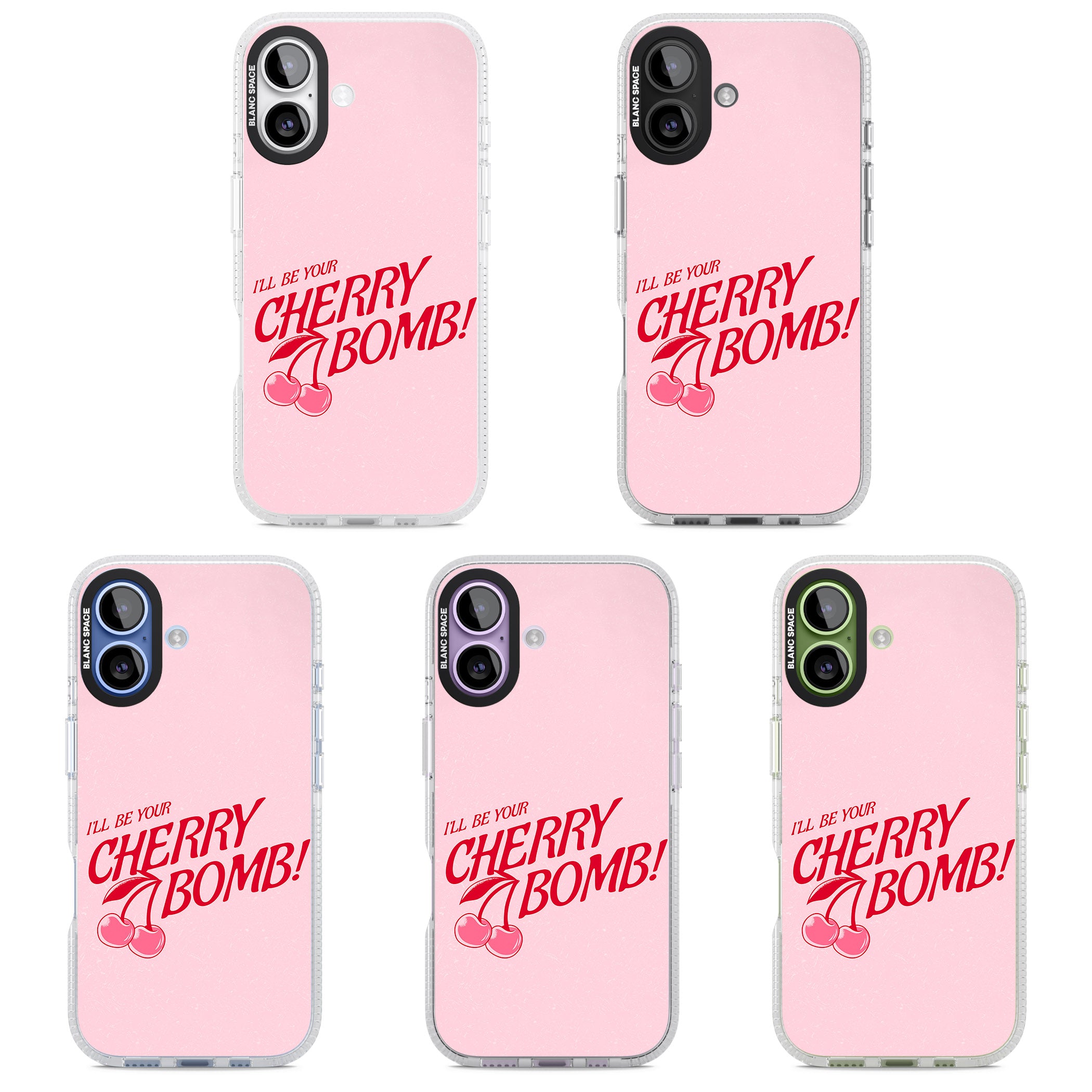 Your Cherry Bomb iPhone 17 Impact Air Clear Phone Case APT Impact Protection
