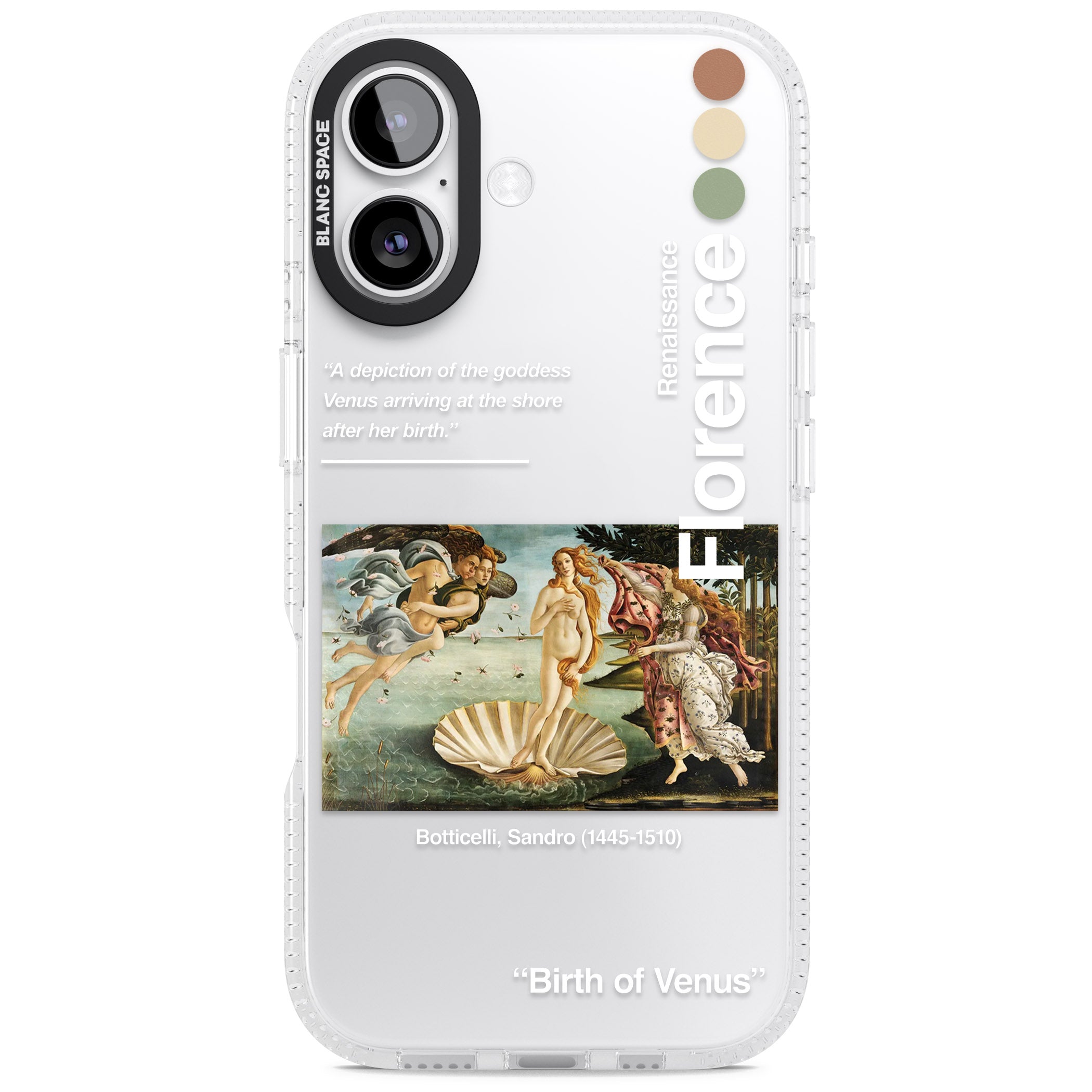 Birth Of Venus iPhone 17 Impact Air Clear Phone Case