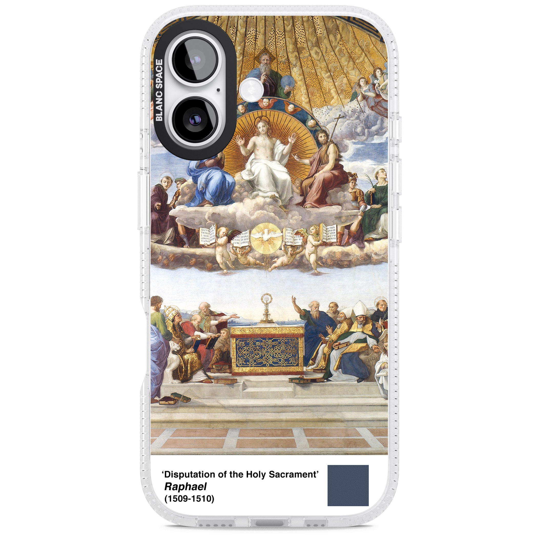 Disputation Of The Holy Sacrament iPhone 17 Impact Air Clear Phone Case
