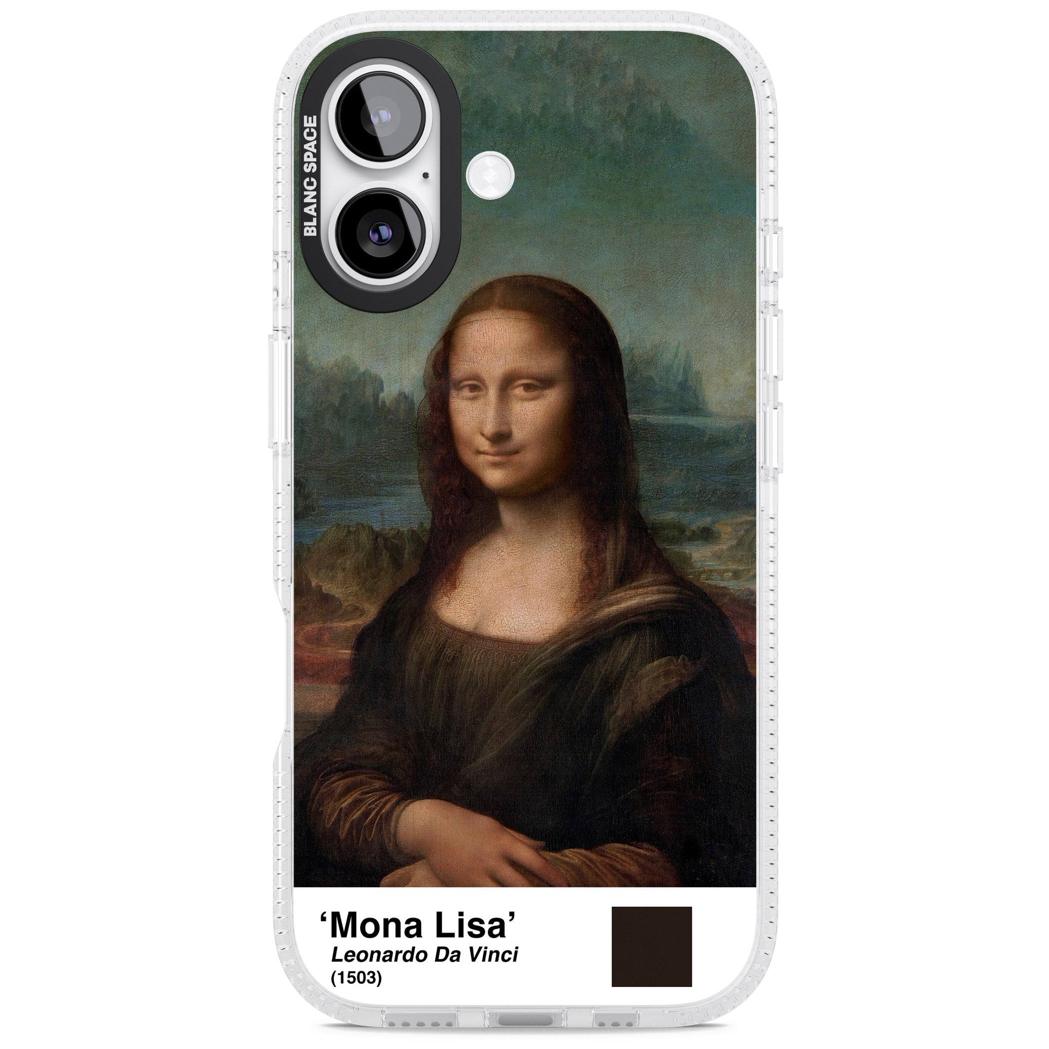 Mona Lisa iPhone 17 Impact Air Clear Phone Case