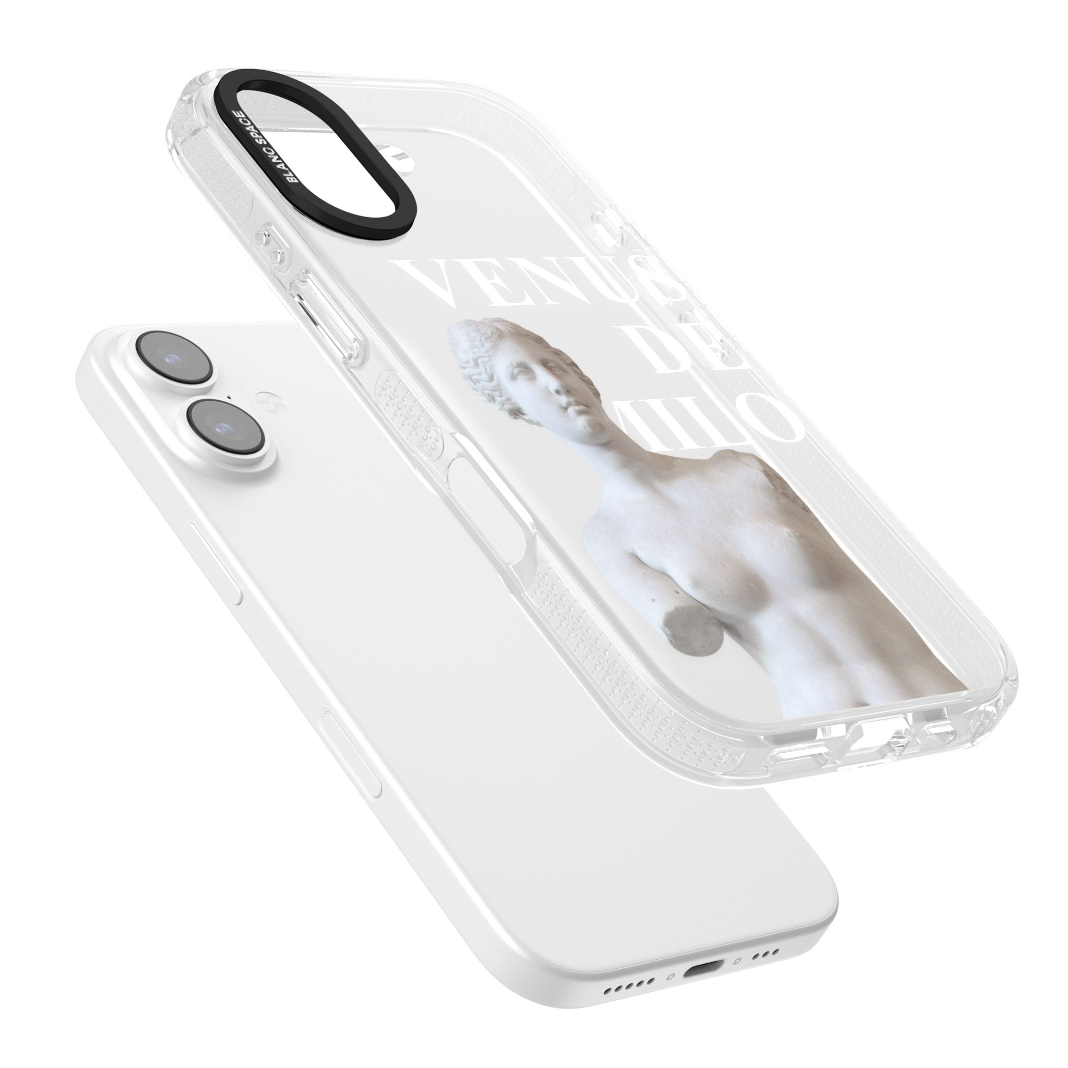Venus De Milo Cutout iPhone 17 Impact Air Clear Phone Case Colours