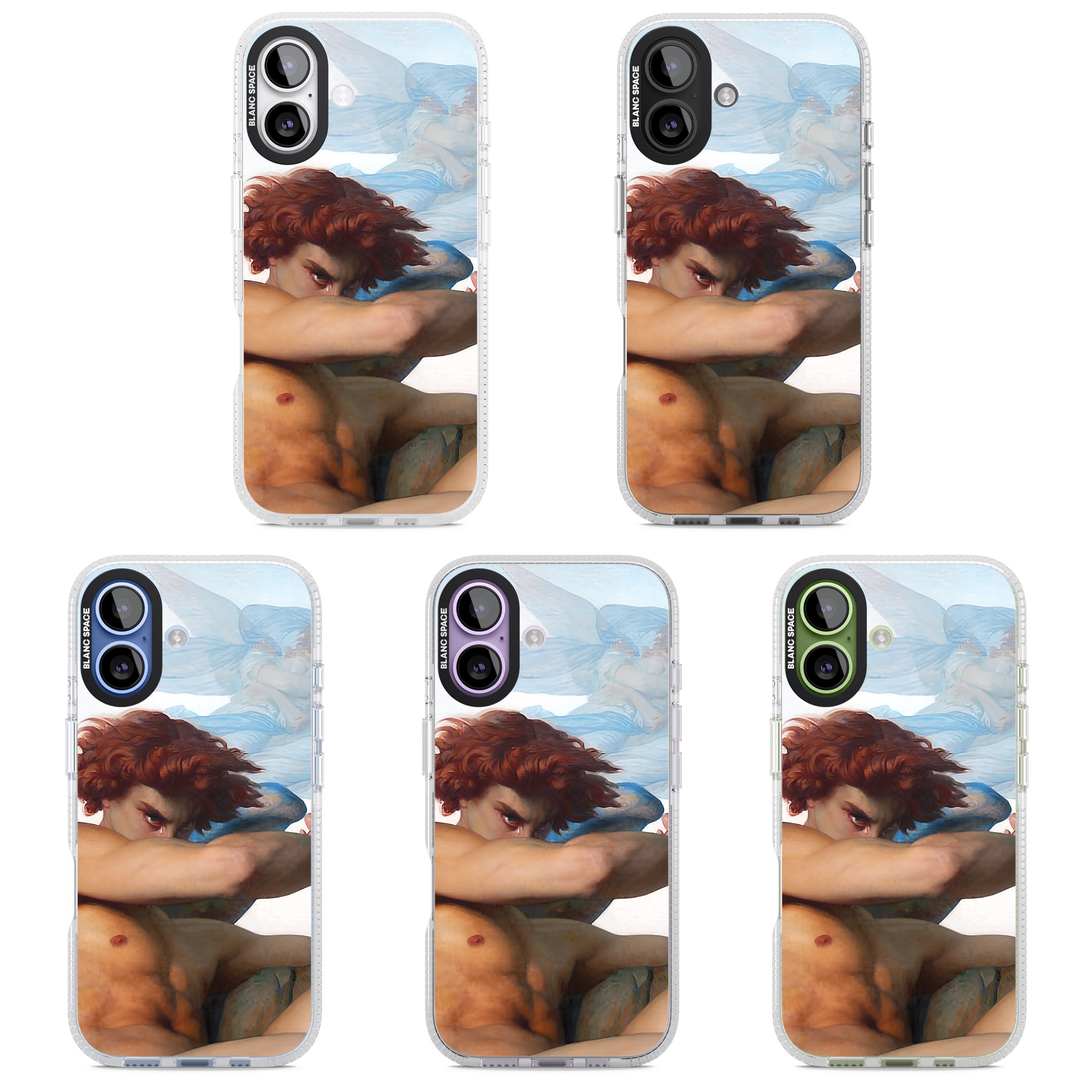 The Fallen Angel iPhone 17 Impact Air Clear Phone Case APT Impact Protection