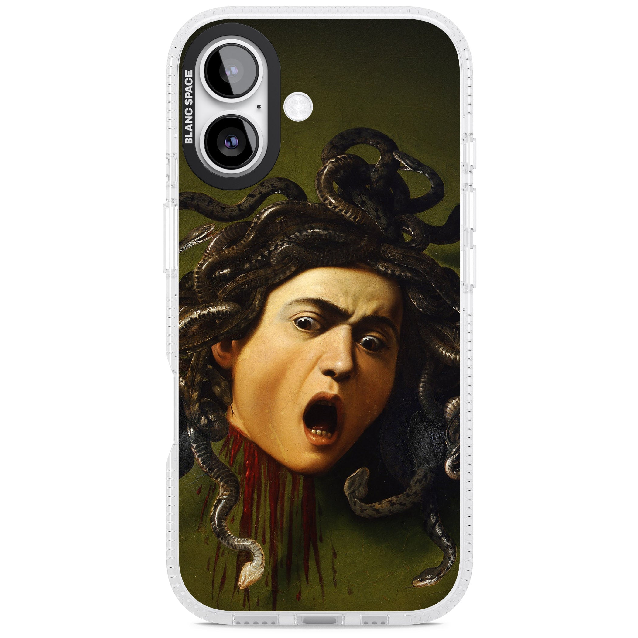 Head of Medusa iPhone 17 Impact Air Clear Phone Case