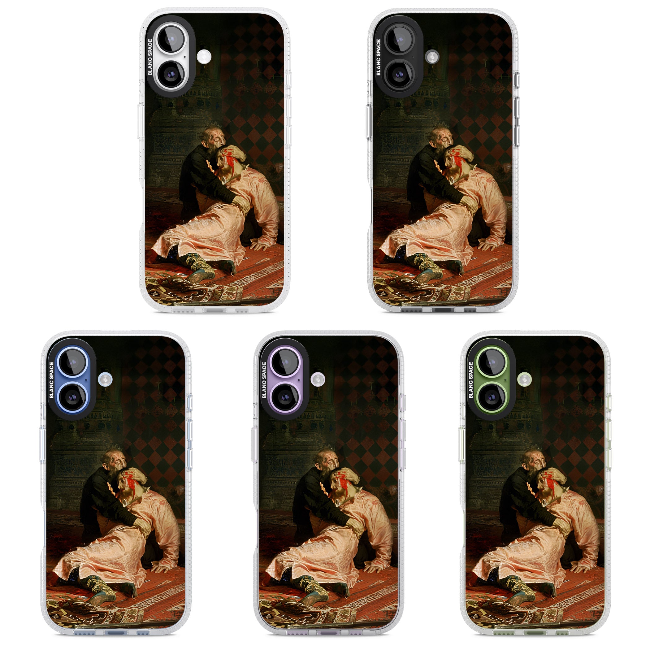 Ivan The Terrible & His Son iPhone 17 Impact Air Clear Phone Case APT Impact Protection