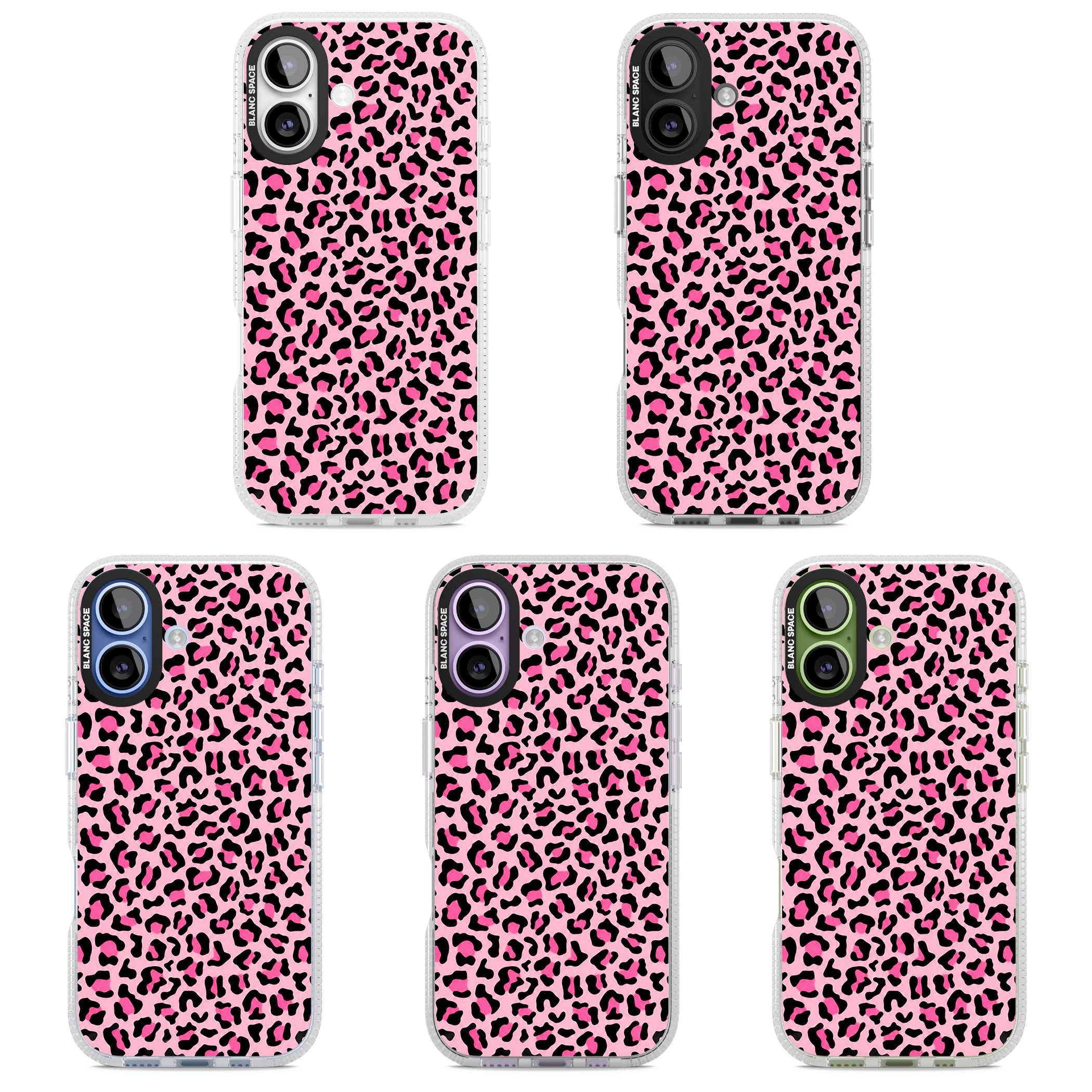 Pink Leopard baddie iPhone case | Clear Case Impact Air case for iPhone 17