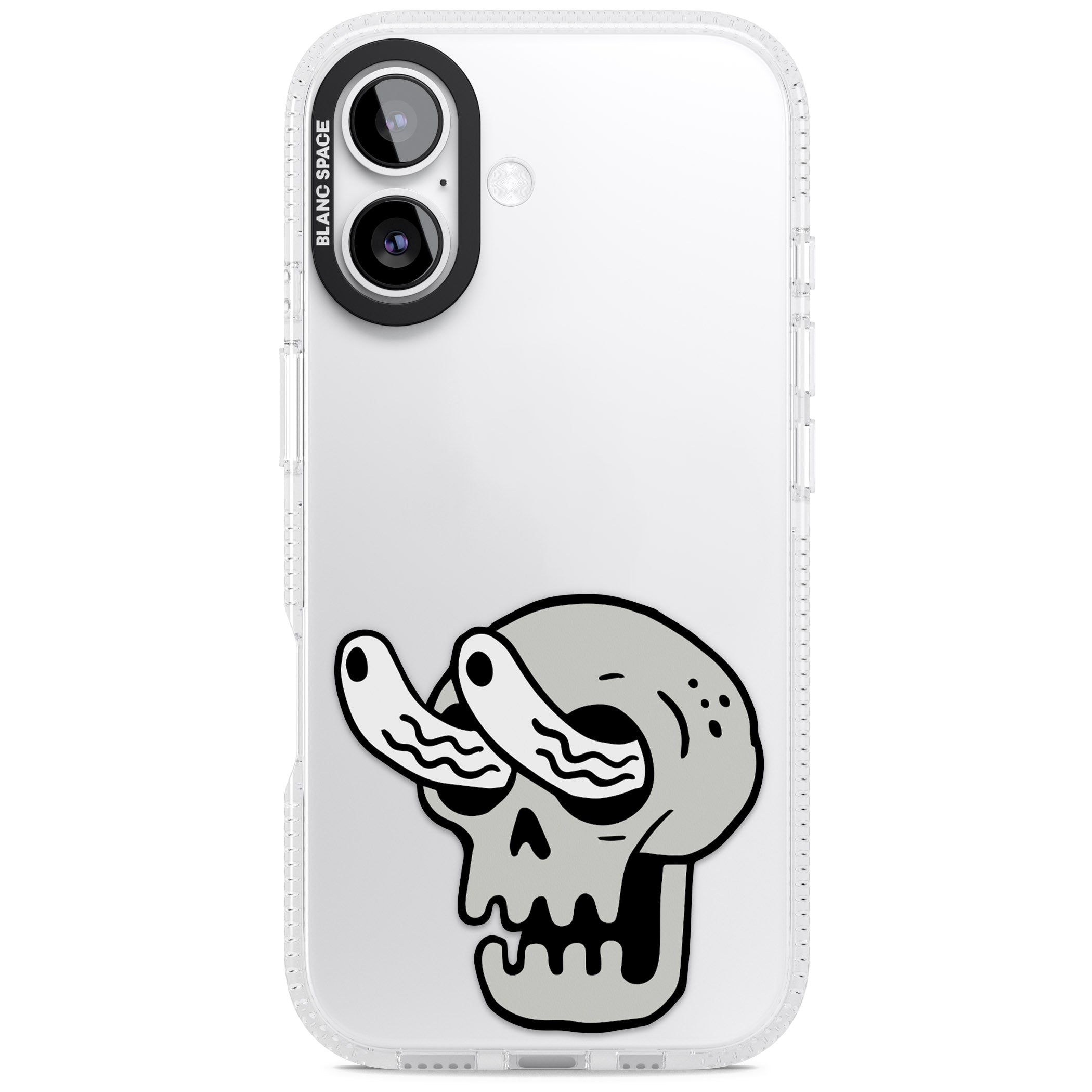 Skull Eyes iPhone 17 Impact Air Clear Phone Case