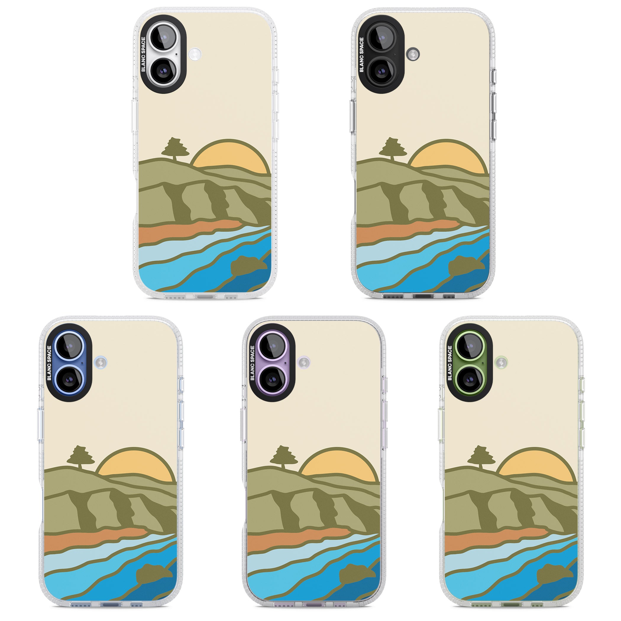 North Sunset iPhone 17 Impact Air Clear Phone Case APT Impact Protection